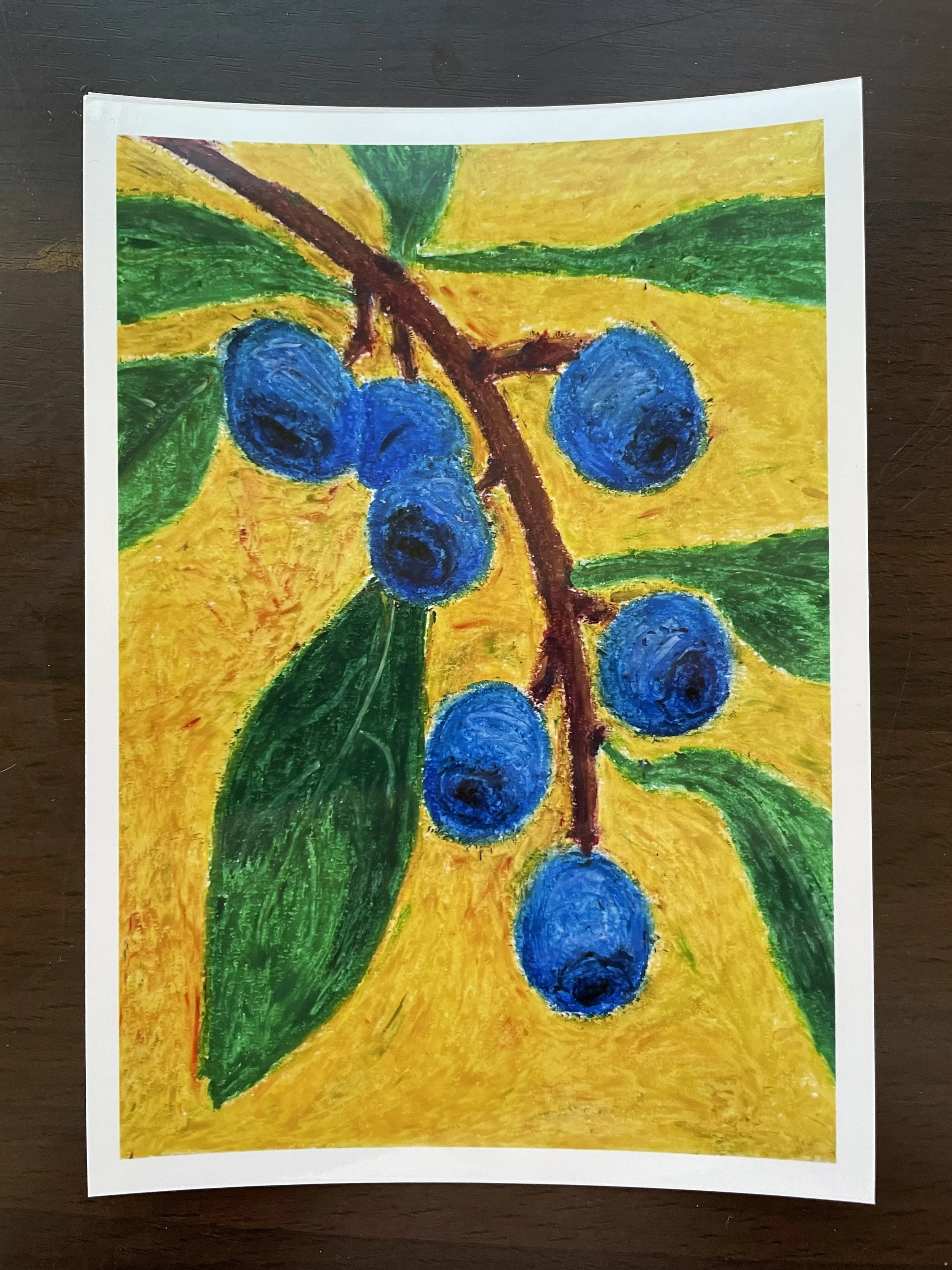 Blueberries Print
