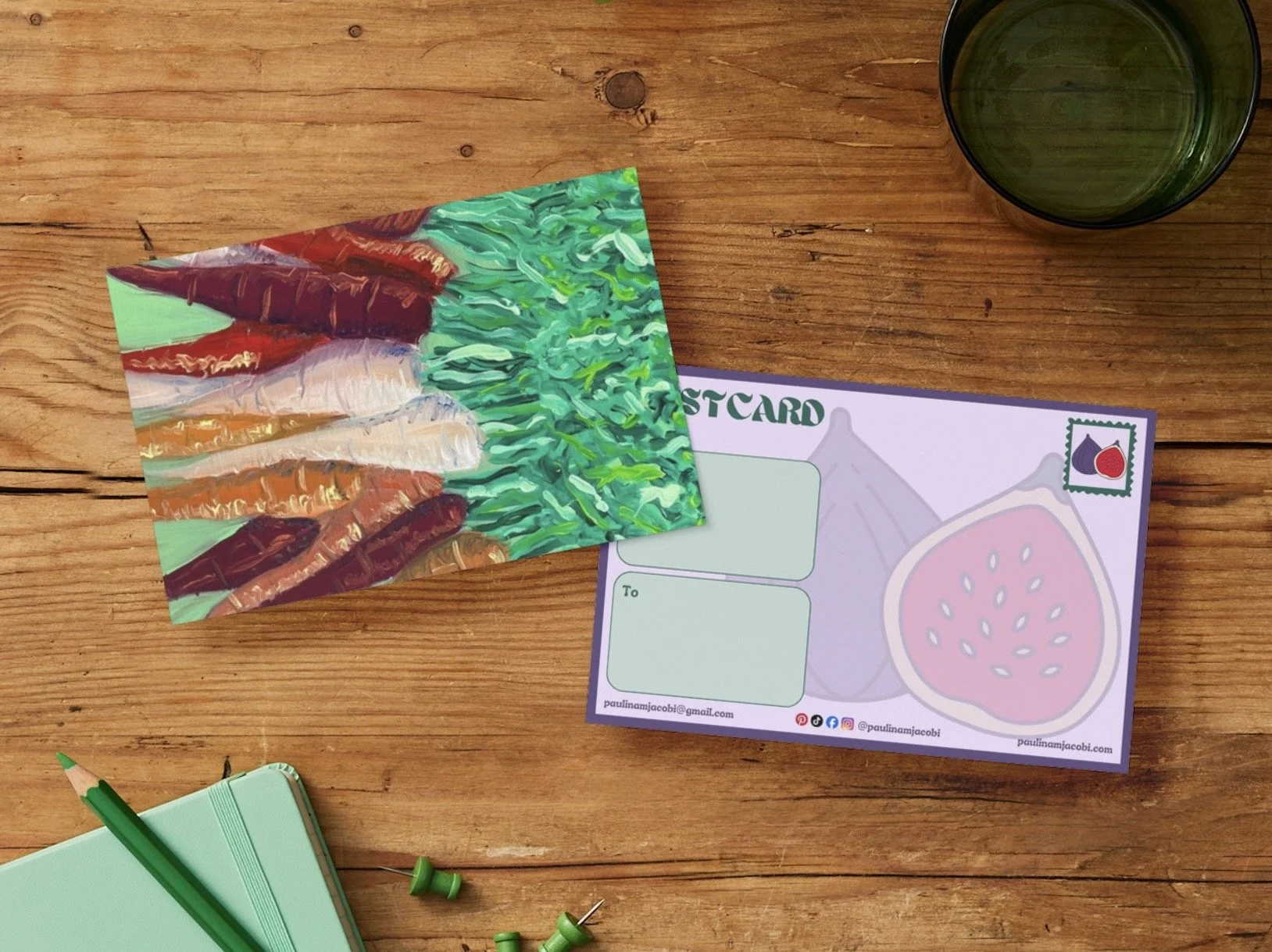 Carrots - Postcard