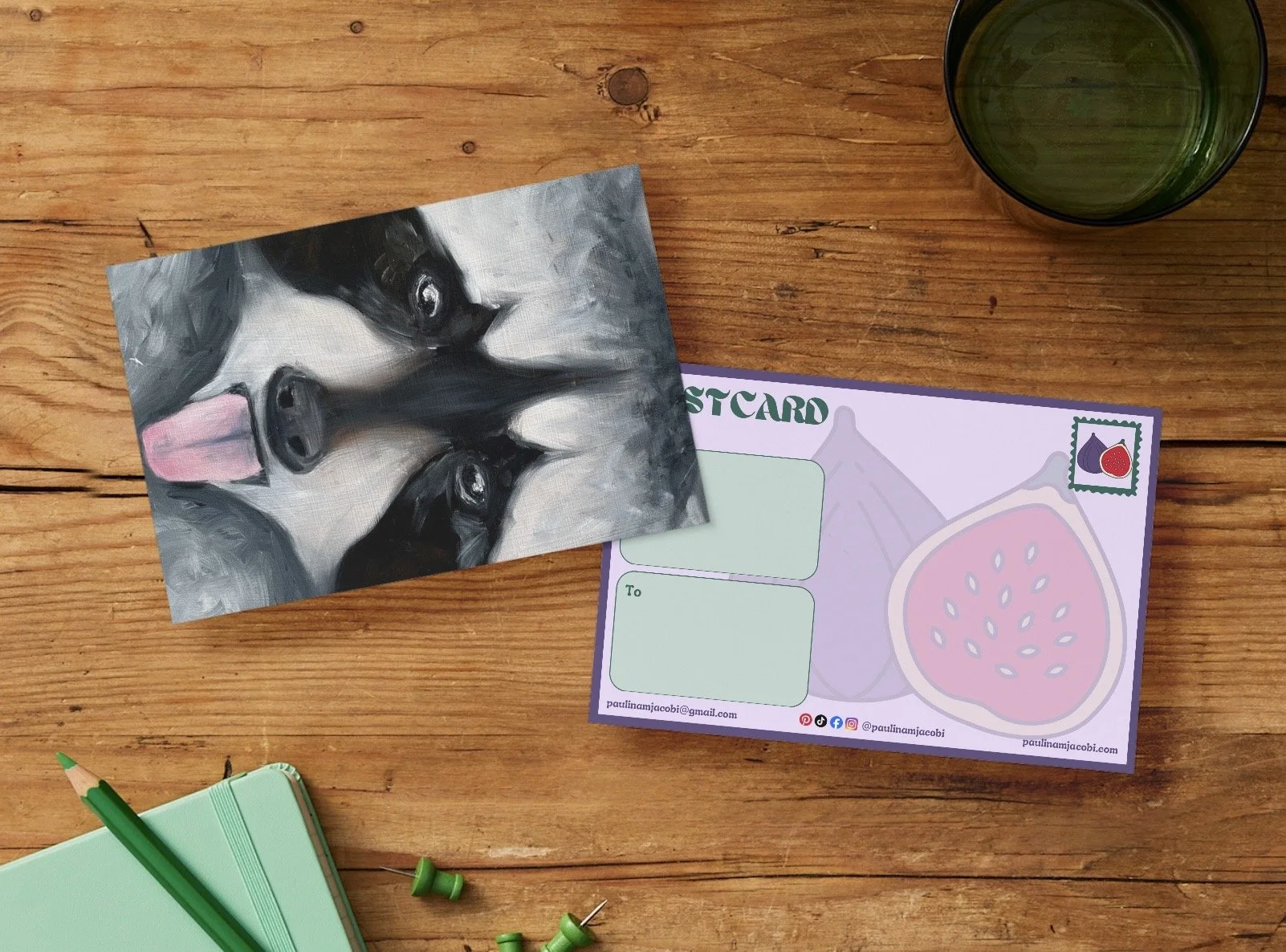Raccoon - Postcard