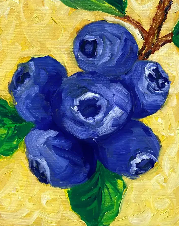 Blueberries Print