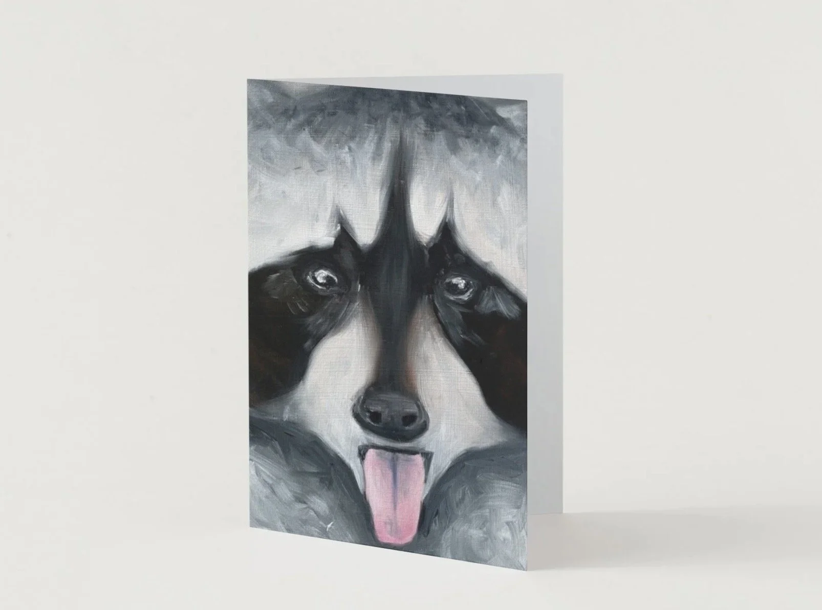 Raccoon - Greeting Card
