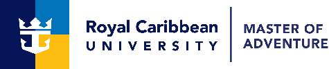 Royal Caribbean University Master of Adventure logo
