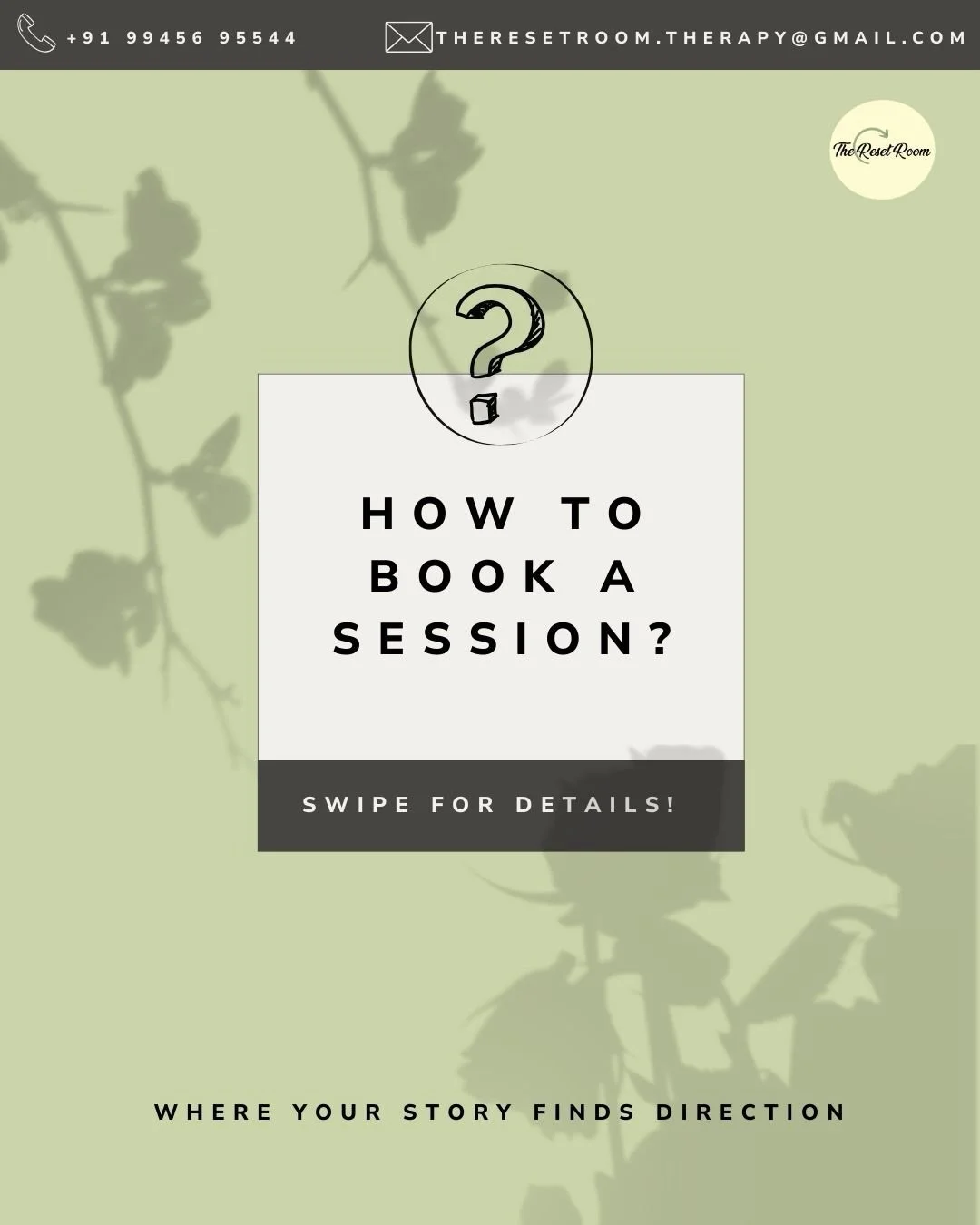 How to book a session with us 🤍

You can scan the QR code to visit our website, where you&rsquo;ll find details about our approach, fees, and availability.

If reaching out directly feels easier, you&rsquo;re welcome to contact us via the phone numb