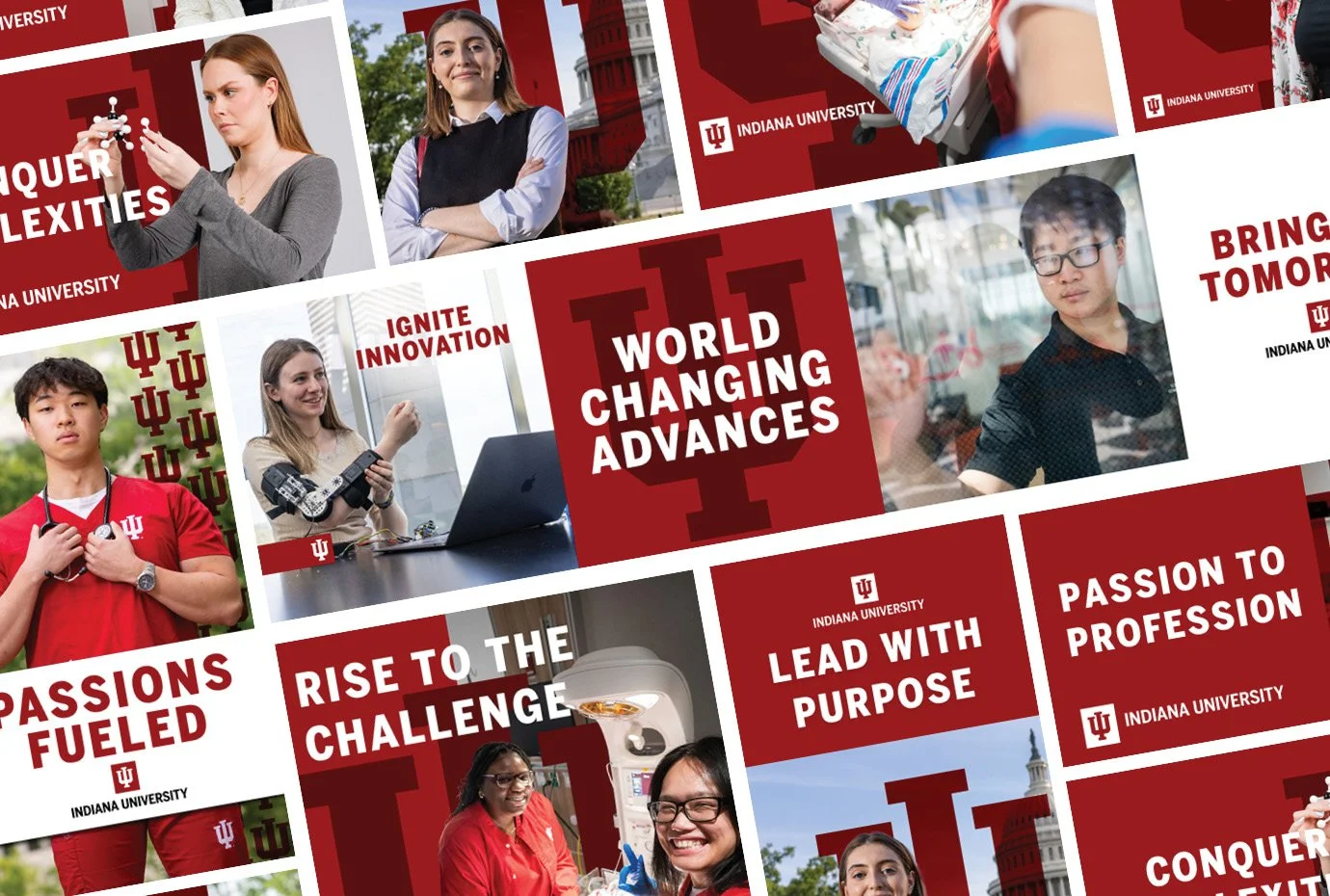 collage of campaign images