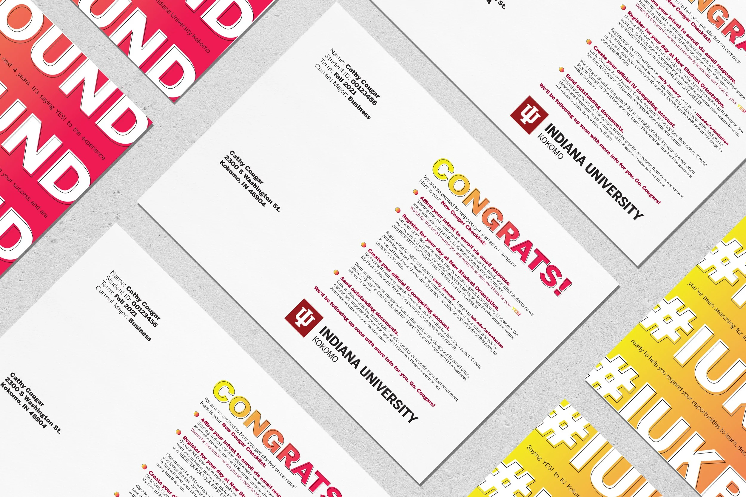 collage of papers with text on them