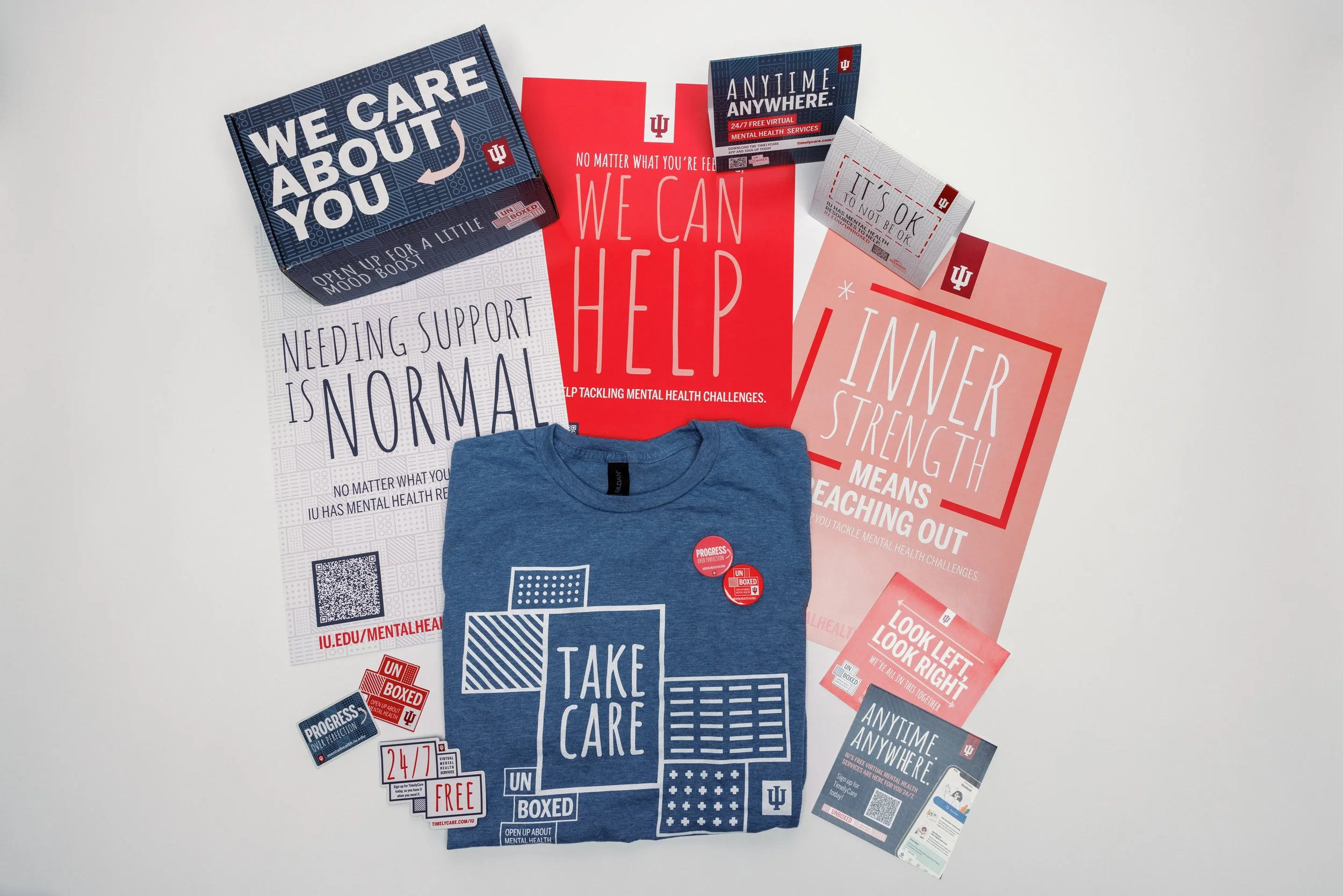 collage of marketing materials