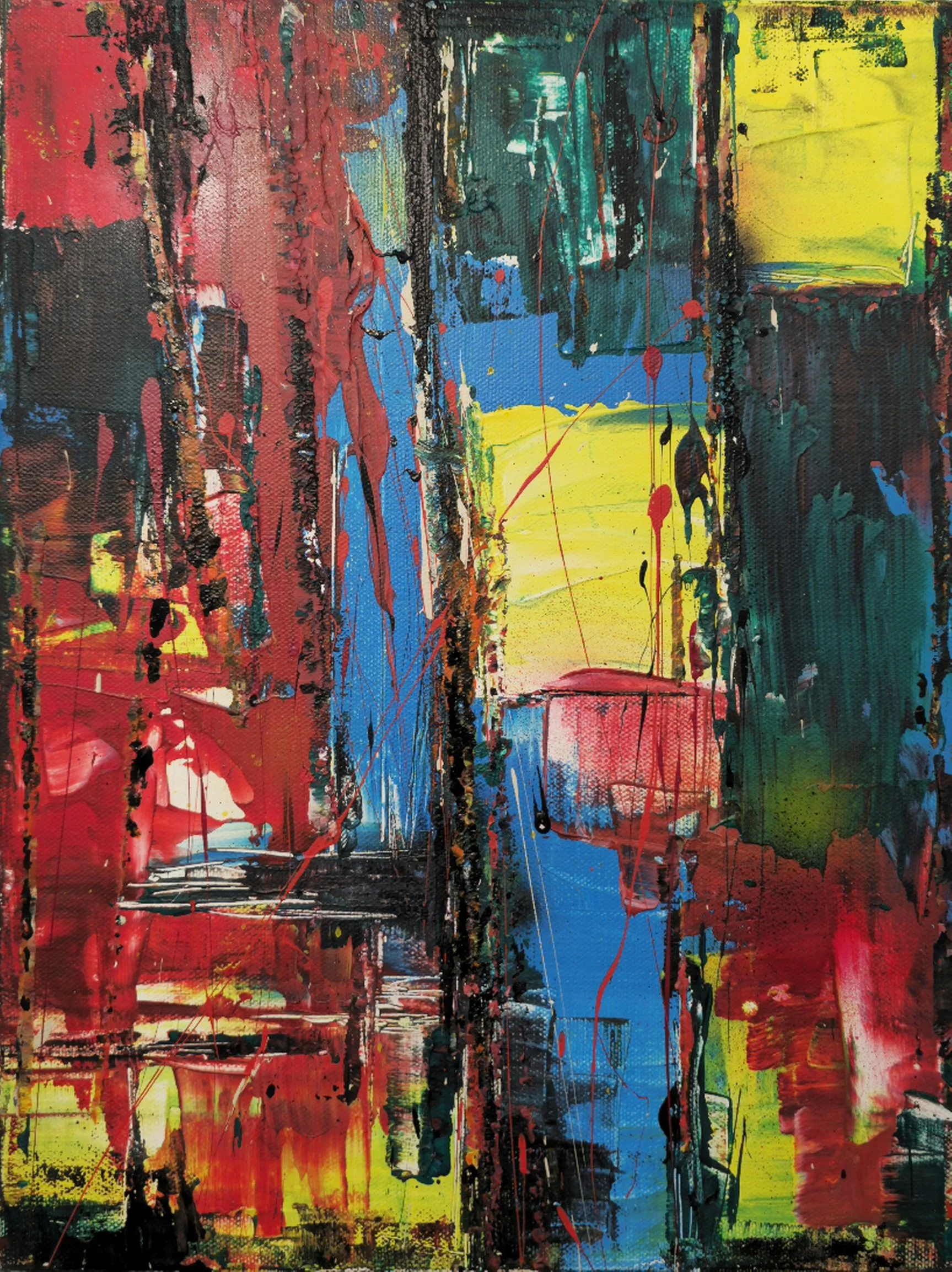 Love Bite #109 / 2026 

30x40 cm 
oil / acrylic / ink / canvas
