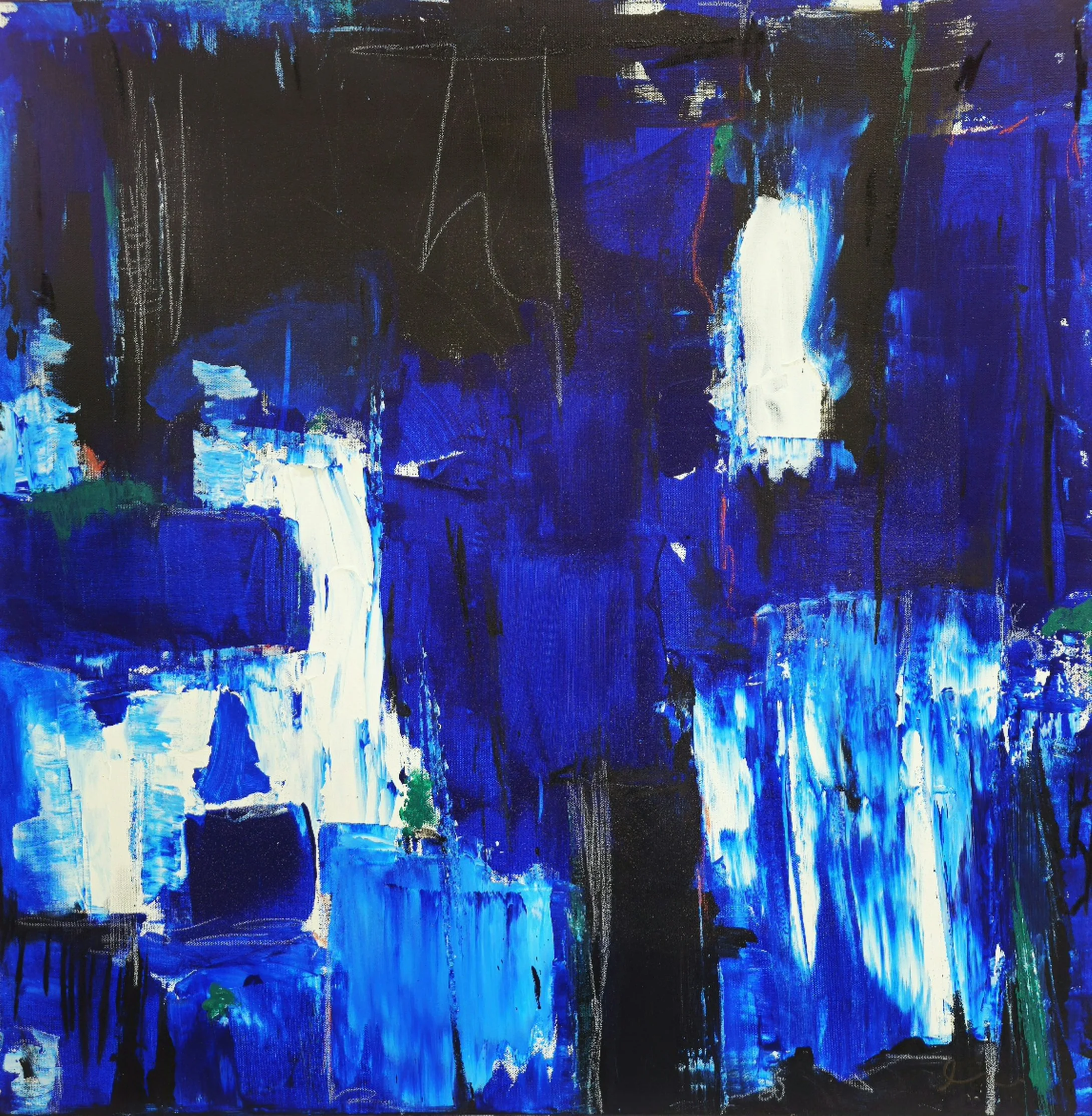 See Me Know #126 / 2026 

76x76 cm 
acrylic / paste / canvas