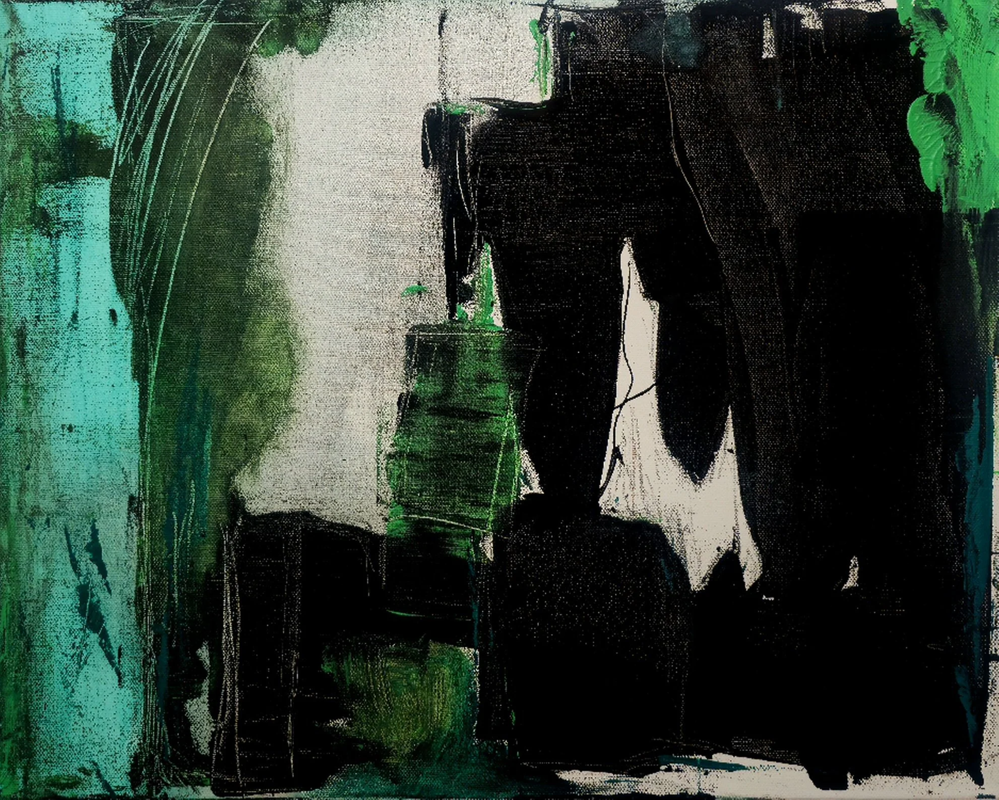 Love Bite #46 / 2026 

40x 50 cm 
acrylic / ink / lead / canvas