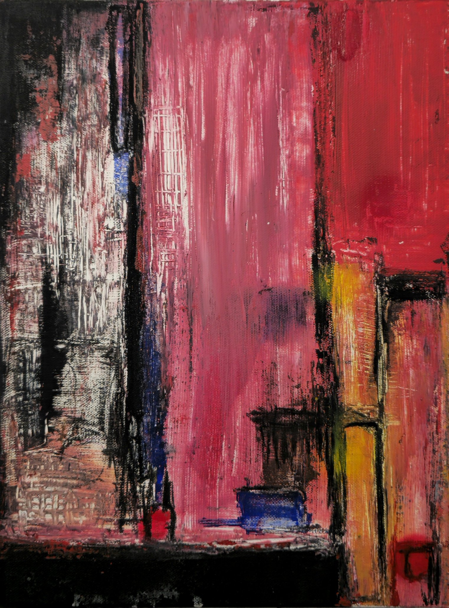 Love Bite #125 / 2026 

30x40 cm 
oil / acrylic / ink / canvas
