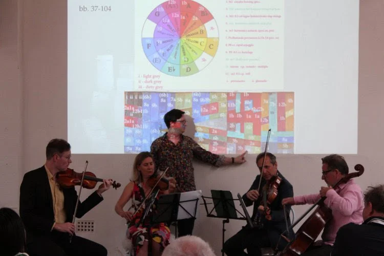 A moment from the Colour Music masterclass