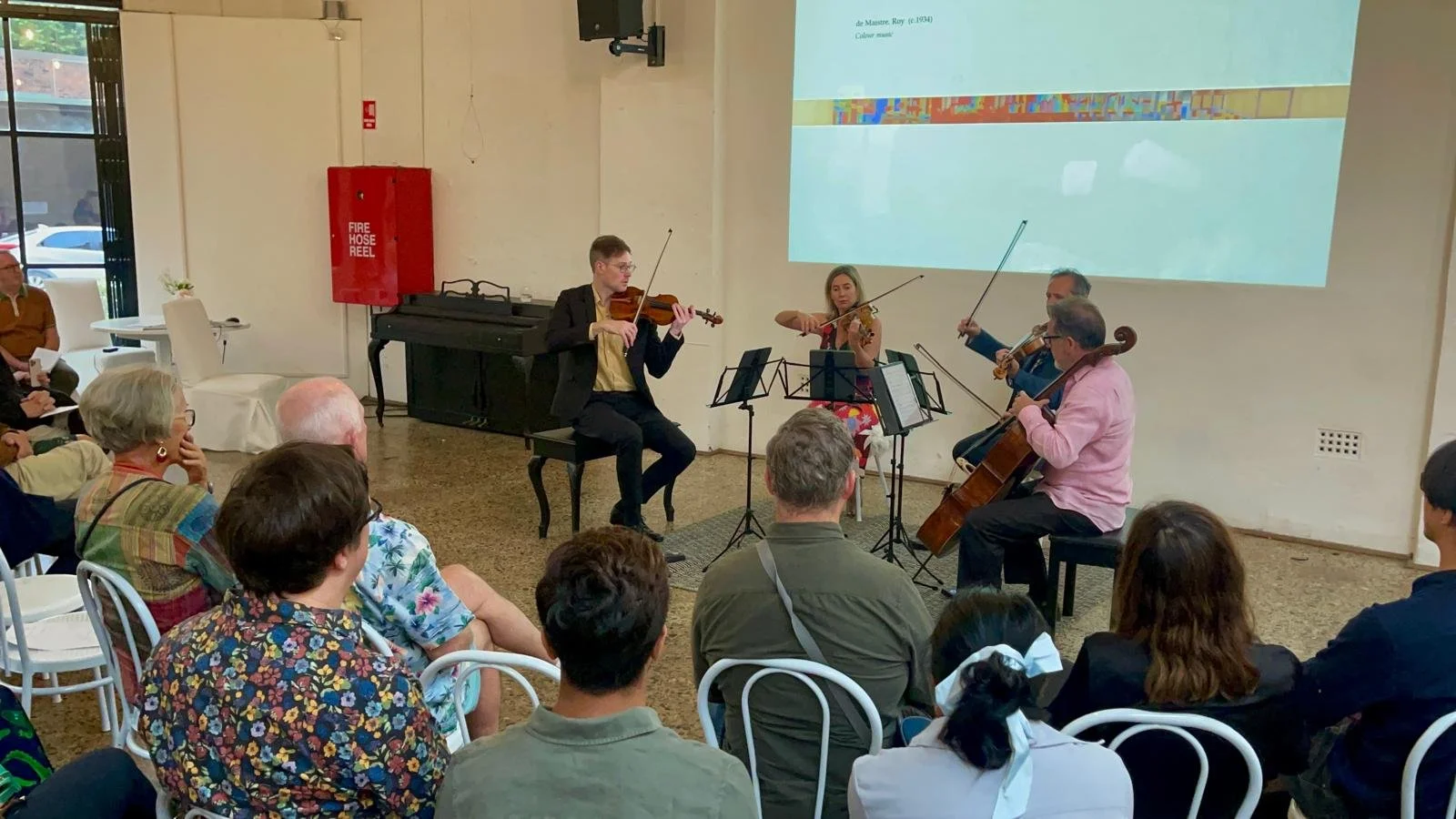 A moment from the concert itself