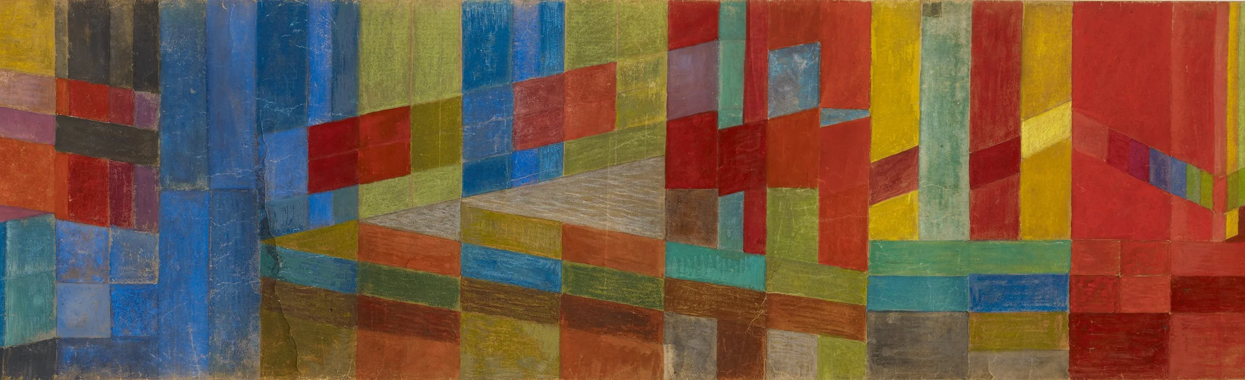 Detail from Colour music by Roy de Maistre, inspiration for Colour Music No. 1