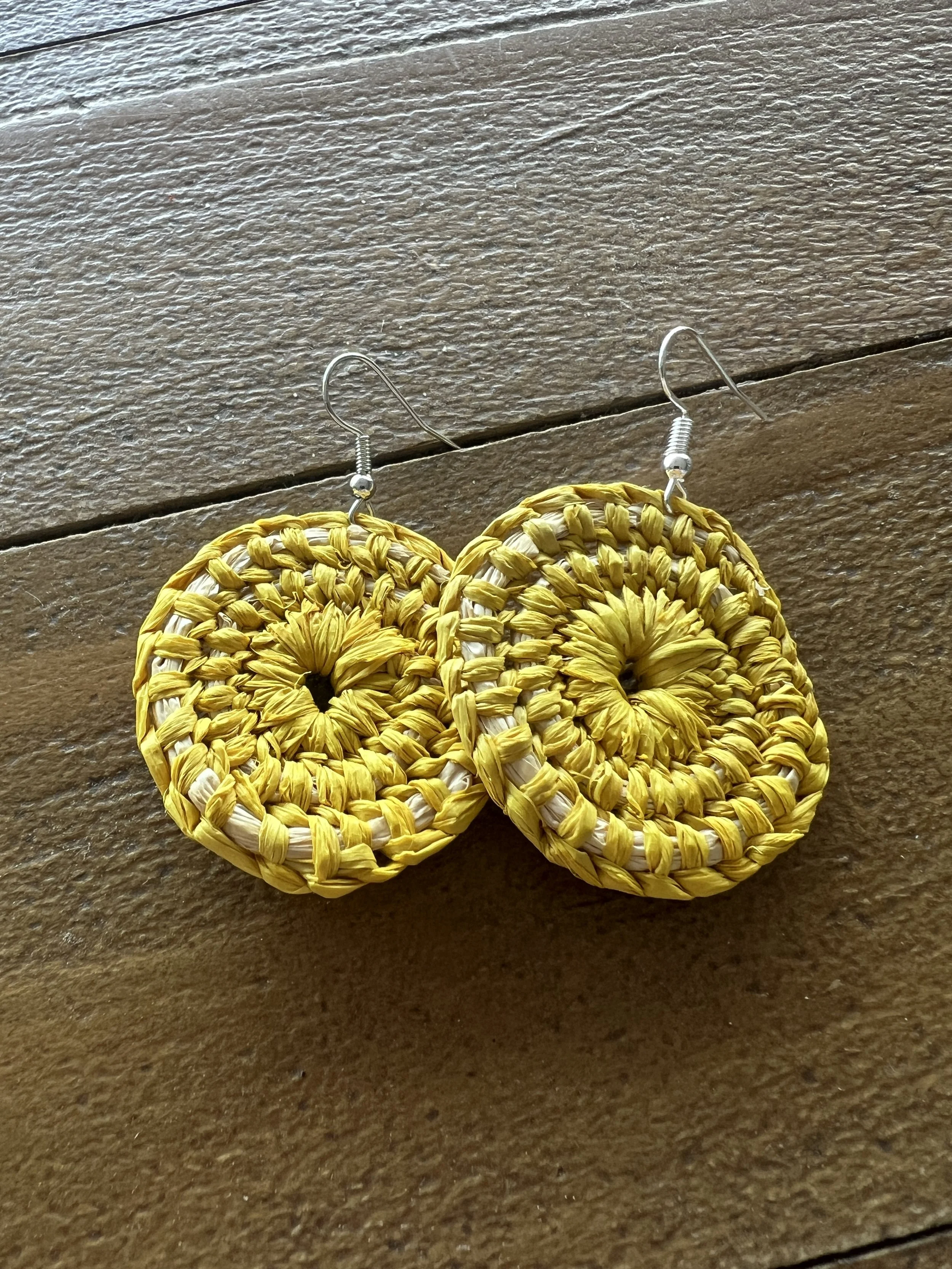 Daffodil Woven Earrings