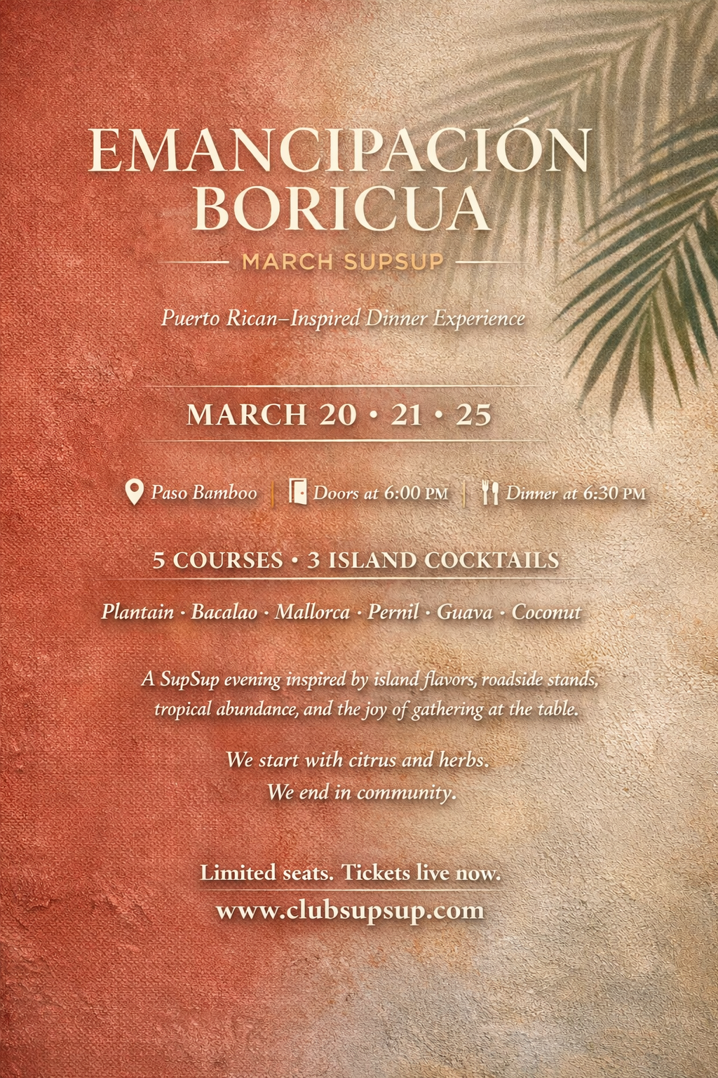 March 25: EMANCIPACIÓN BORICUA (Non-Members)