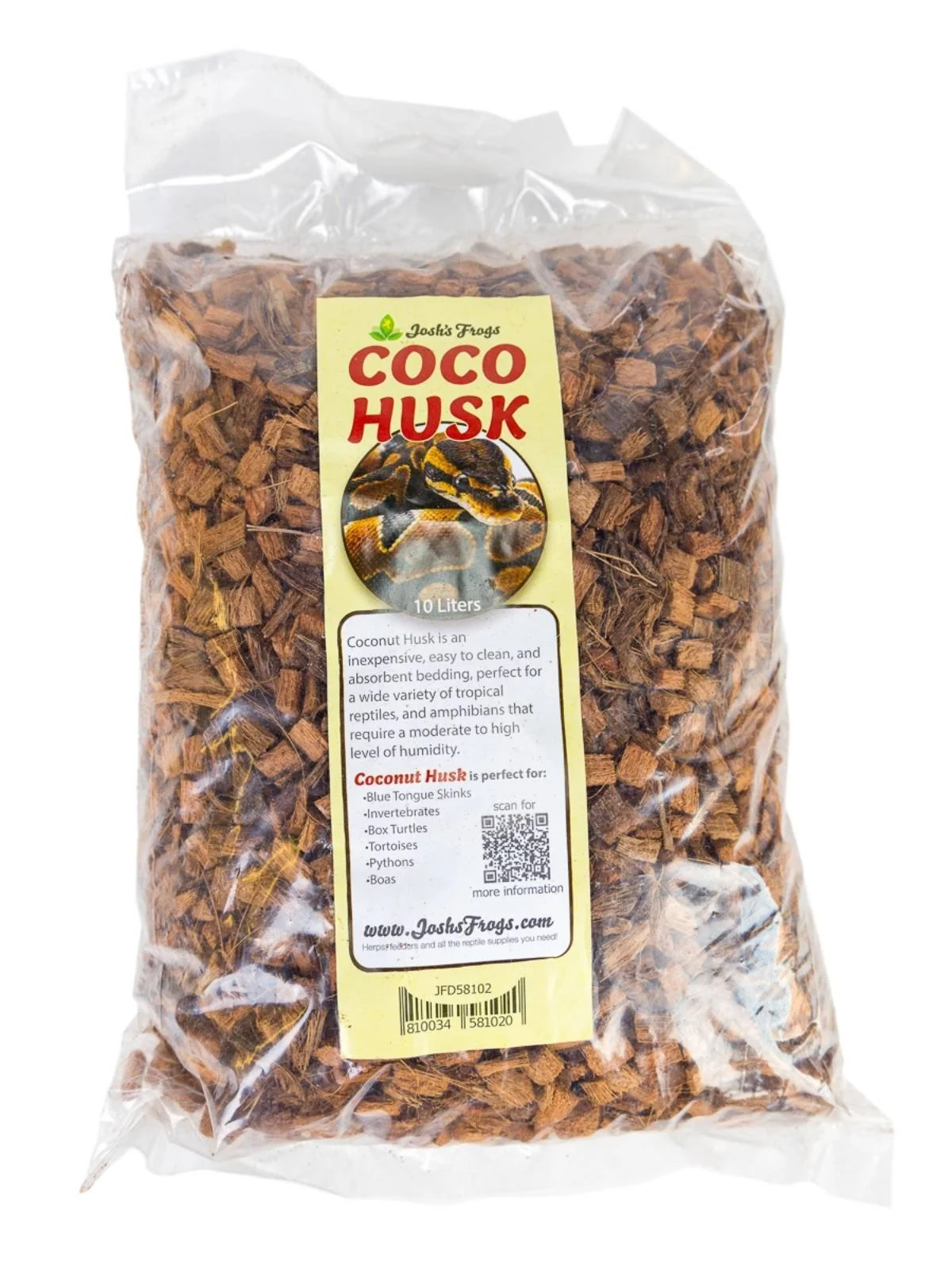 Josh's Frogs Loose Coco Husk Chips ( 10 Liters)