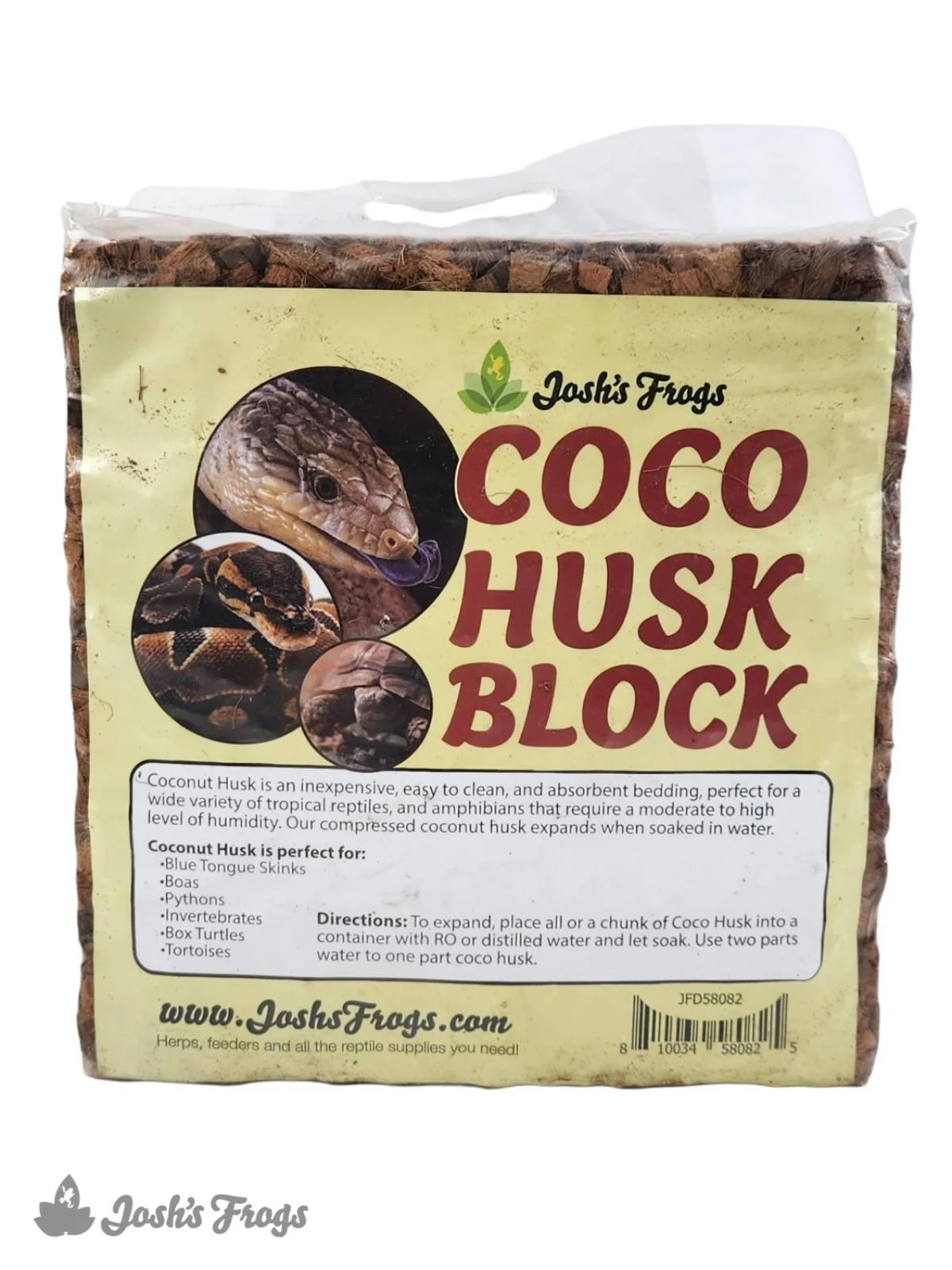 Josh's Frog Coco Husk Block (4.5 kg/ 38 quarts)