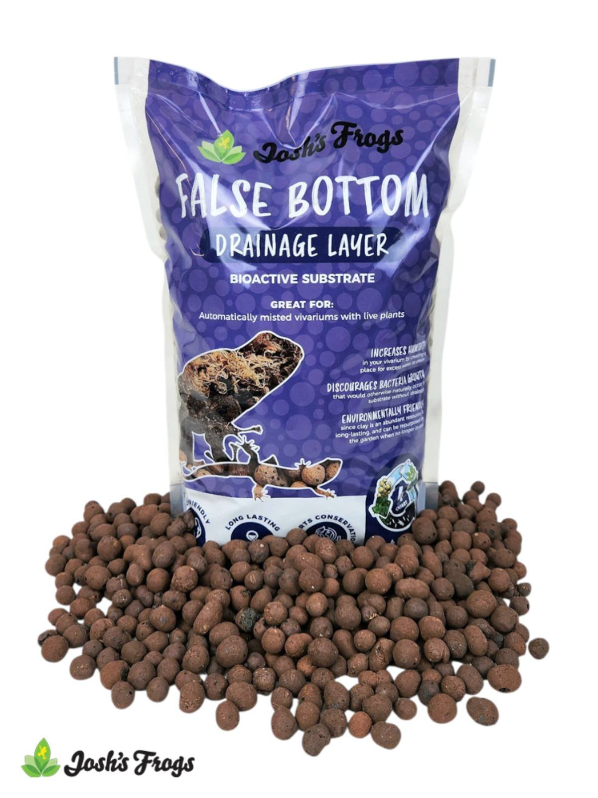 Josh's Frogs False Bottom-LECA 4 quarts
