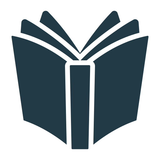Icon of an open book with pages fanned out.