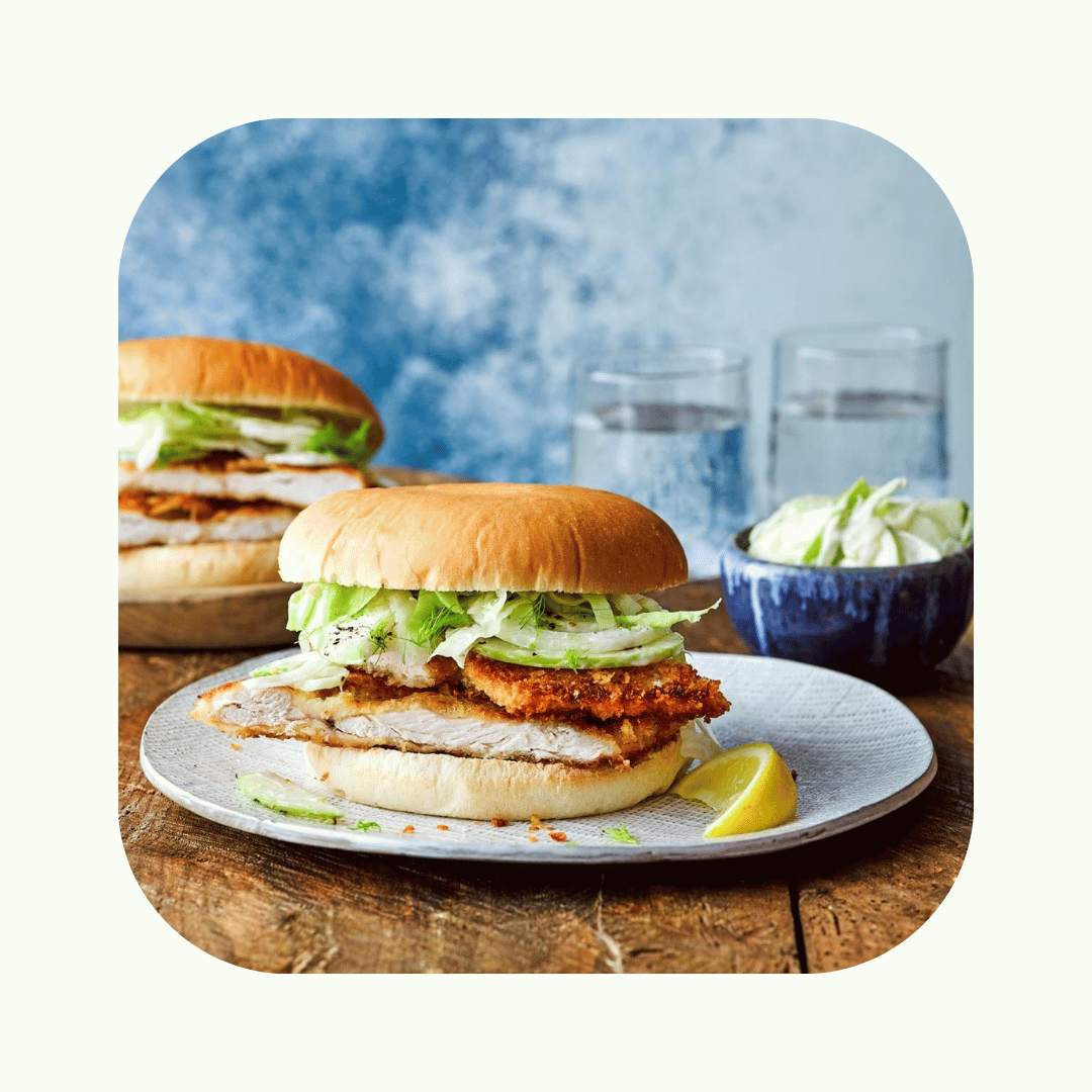 Chicken Schnitzel Burger
