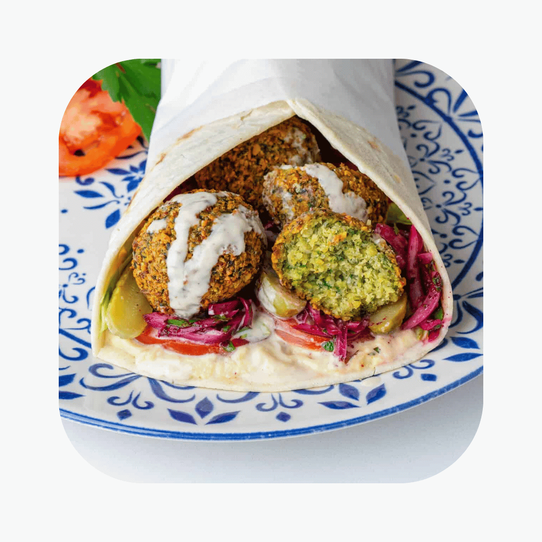 Mini Falafel Wrap