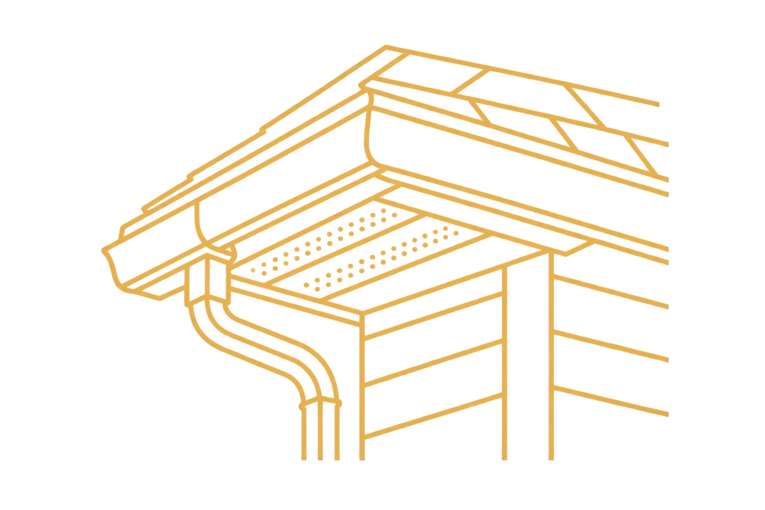 Facia and soffit repair and replacement services by noble roofing