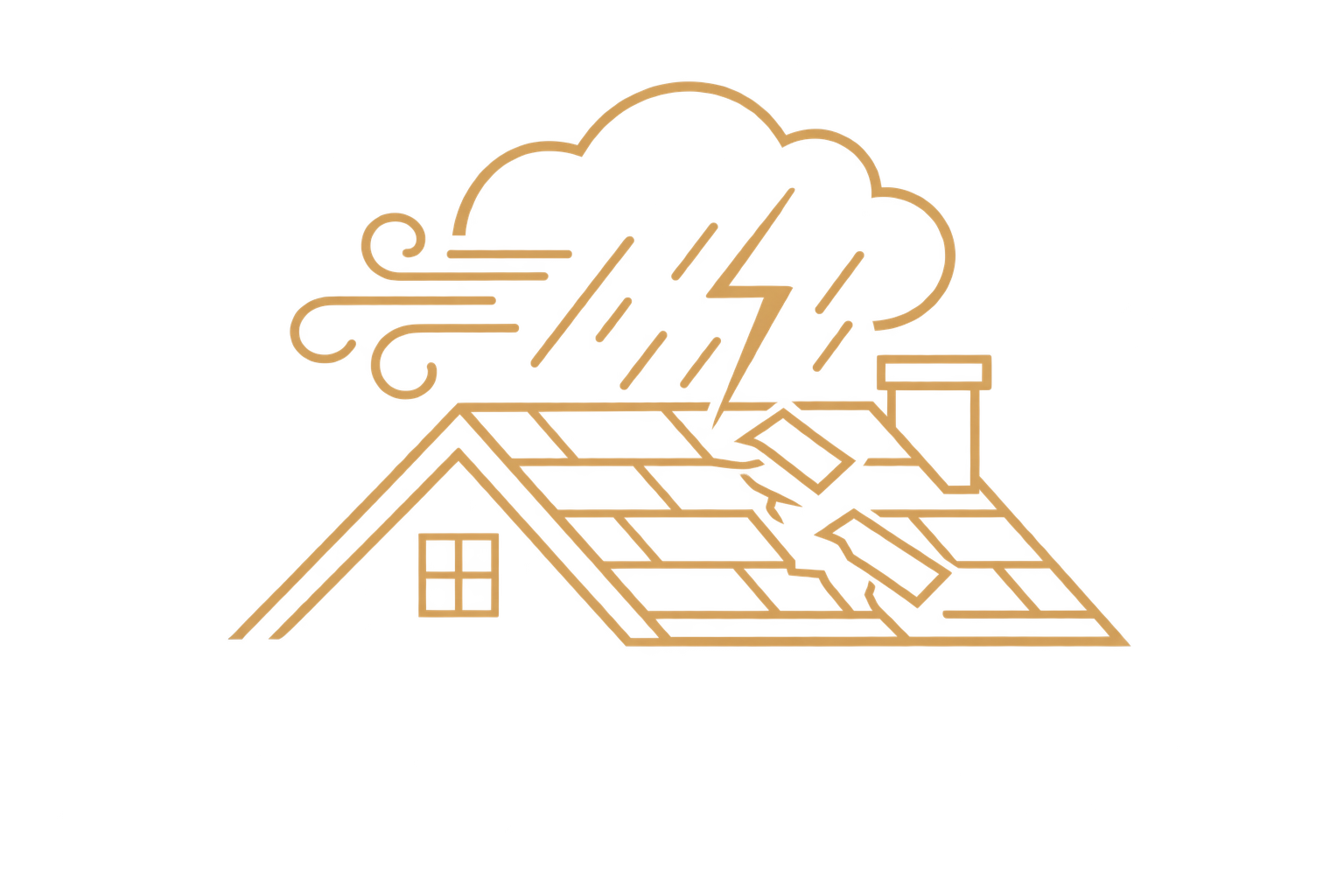 Storm damage roof repair services by noble roofing