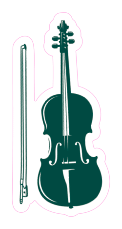 Green Violin Sticker-1.png