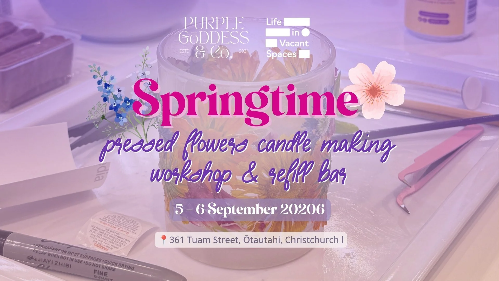SPRING WORKSHOP 🕯