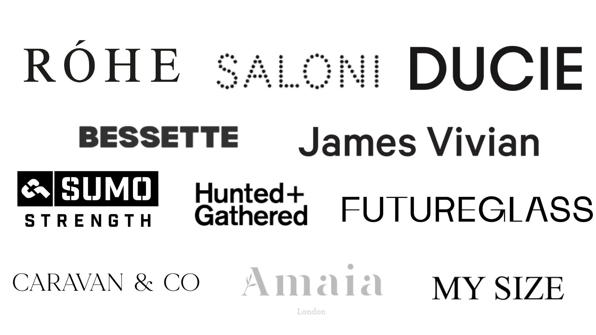 E-comm brands we have worked with