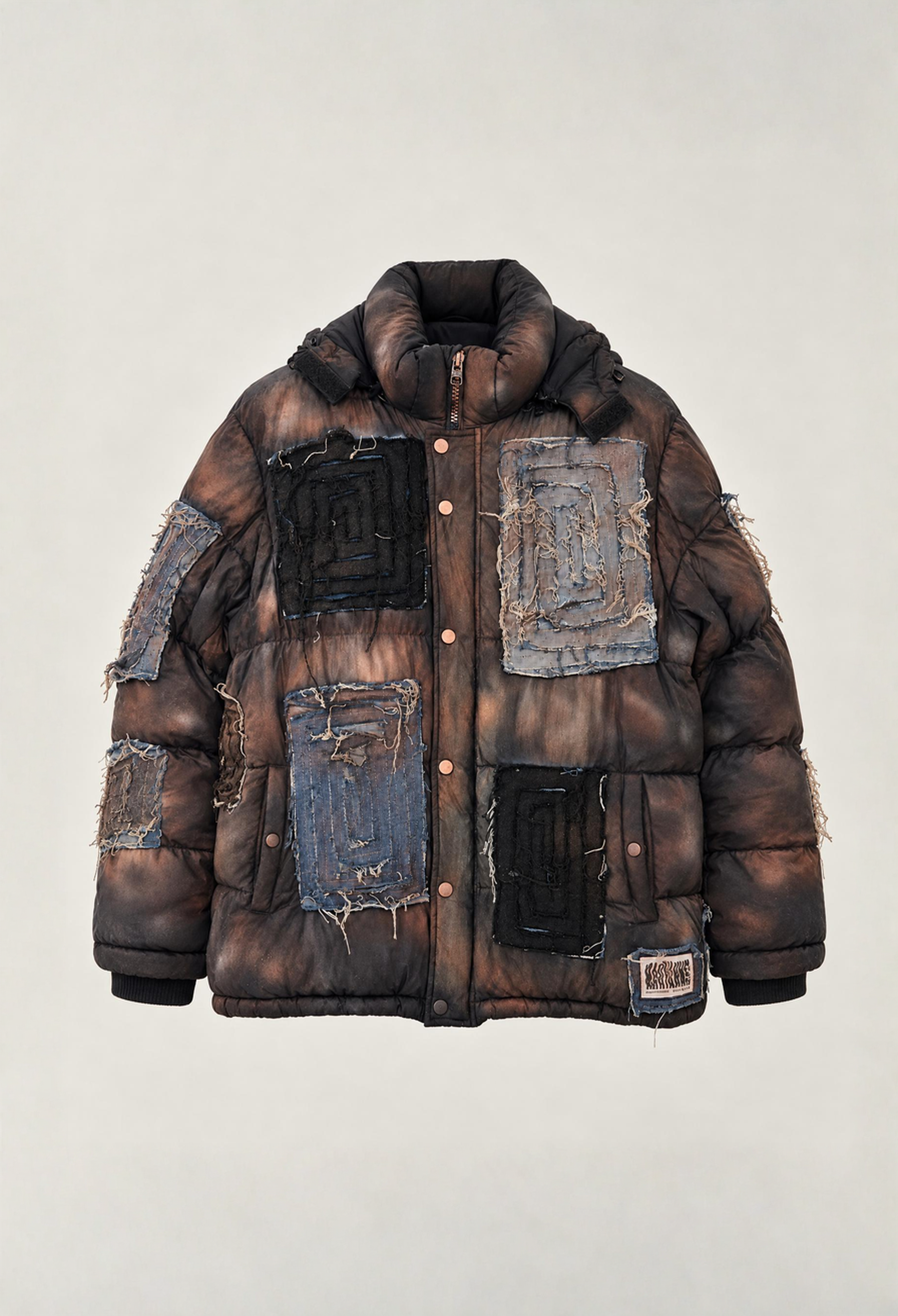 Puffy jacket black - front.png