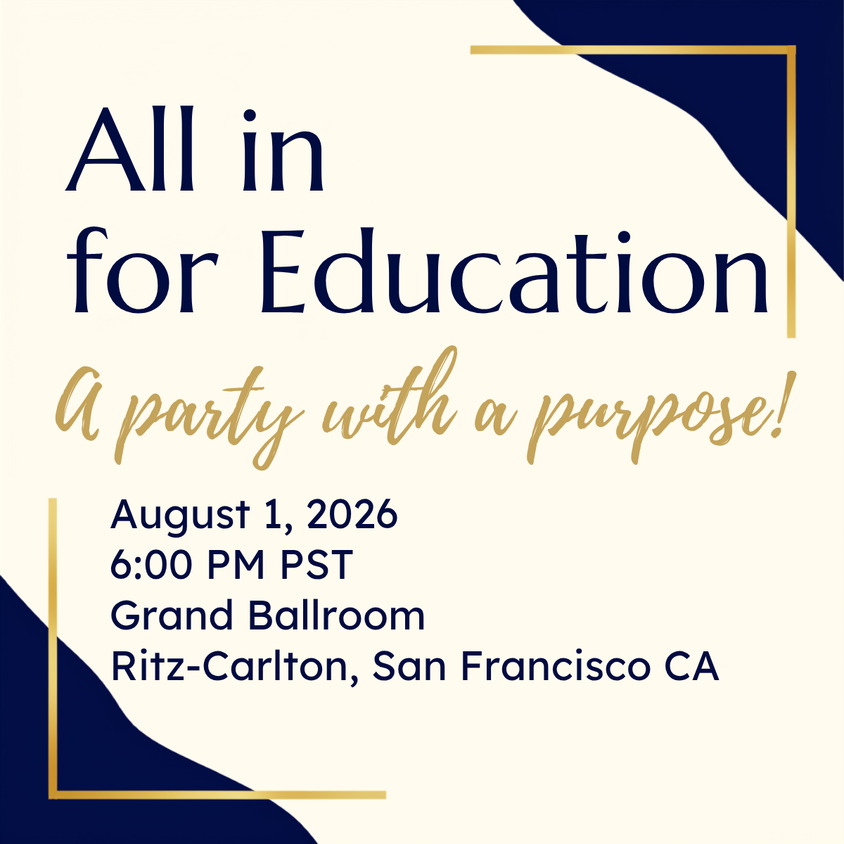 All in for Education