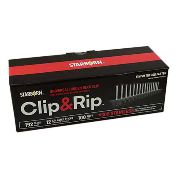 Starborn | PVC/Composite - Clip&Rip Universal Hidden Deck Clip