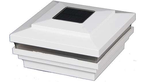 LMT Mercer Group | Solar Lighting - Cape May Halo Solar Post Cap Light