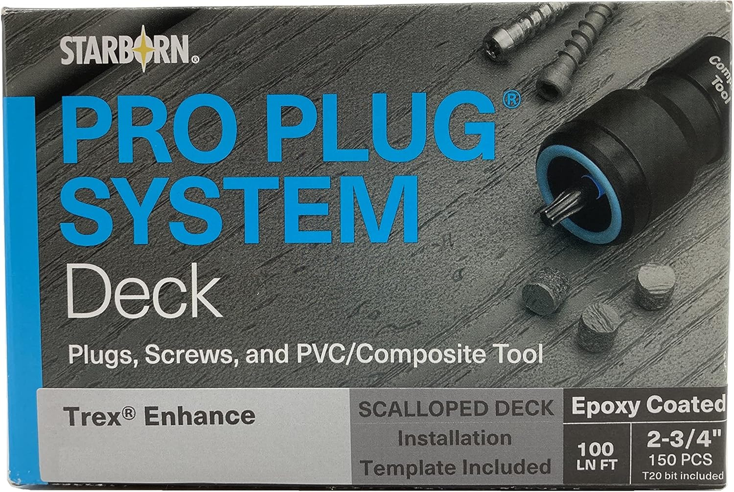 Starborn | PVC/Composite - PRO PLUG SYSTEM Hidden Fasteners—Plugs