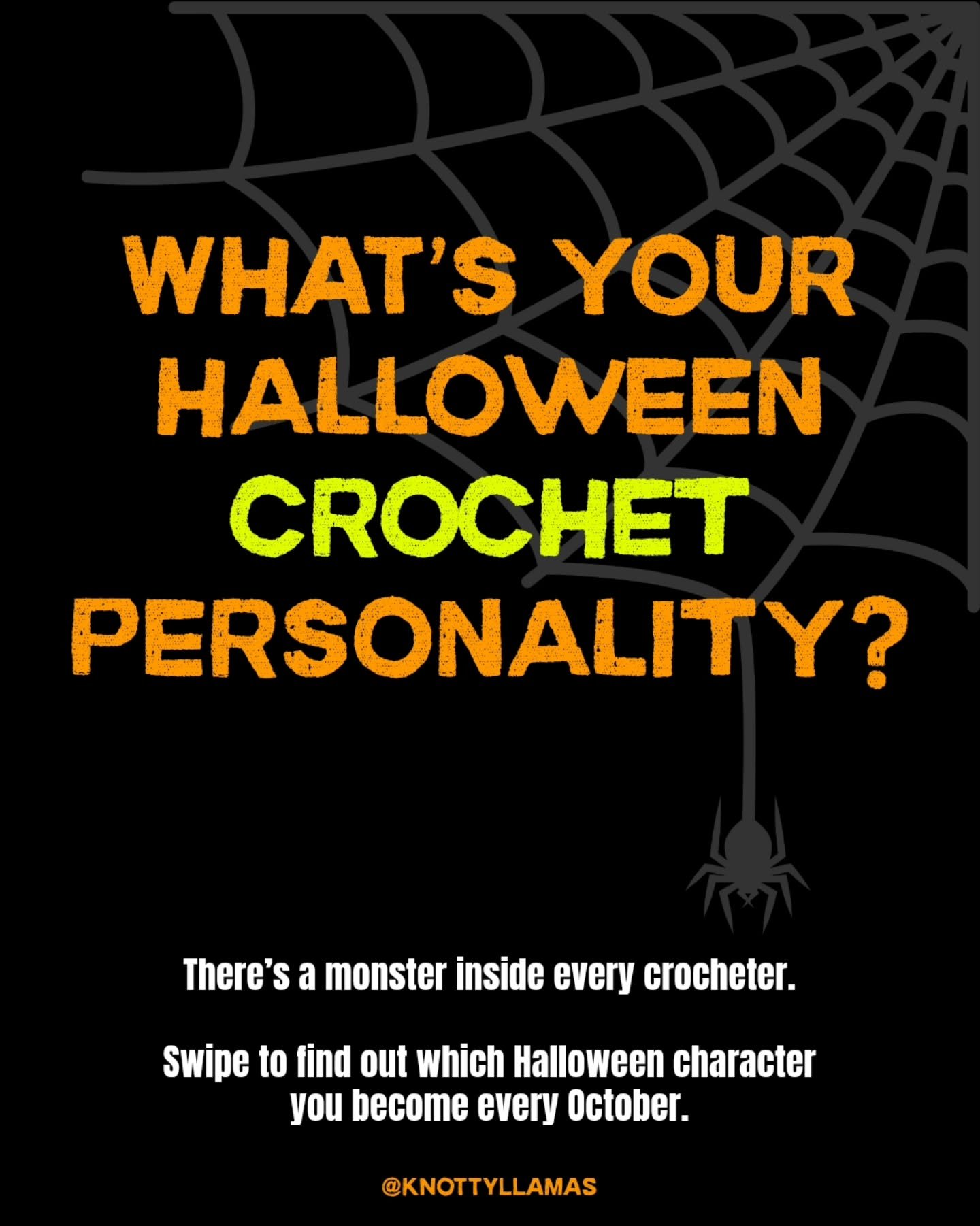 Which Halloween crochet personality are you? 🎃 Share yours in the comments :) 

And if you feel like your WIPs are starting to haunt you, I just might have something brewing for that...🧙&zwj;♀️🪄

#crochet #halloween