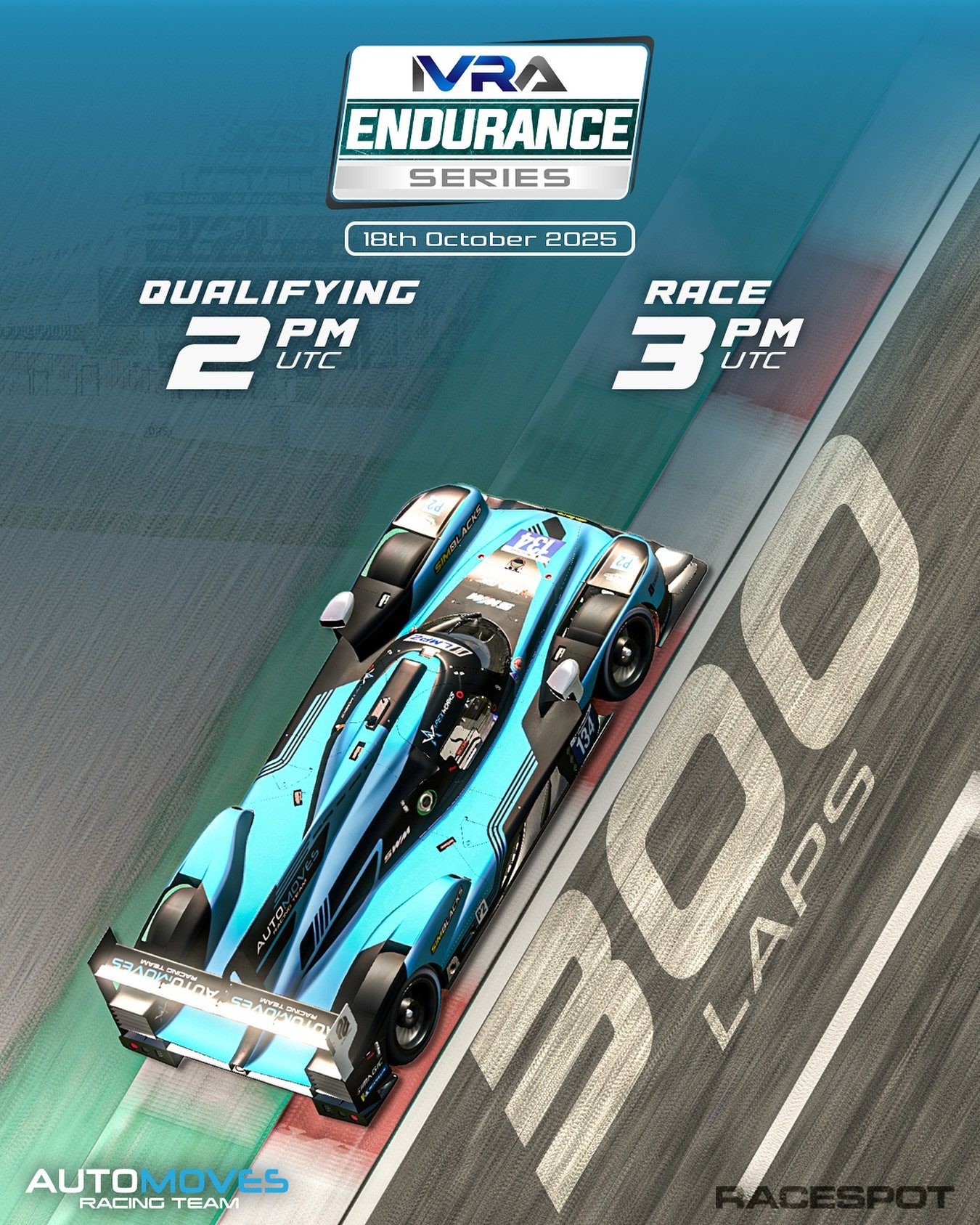 @ivraleague Round 1 coming up this weekend! The Barcelona 300. We&rsquo;re super excited and honoured to share the track with some of the most talented teams on @iracingofficial. Our LMP2 134 is ready to give it our all! Driven by Jordan McDonnell, B
