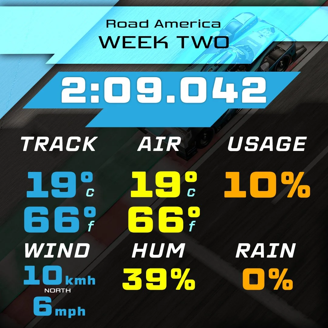 26S2 - GEN3 Supercar - Road America - 2:09.042