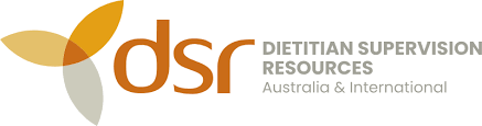 Logo for Dietitian Supervision Resources Australia and International (DSRAI) with stylized leaf and text.