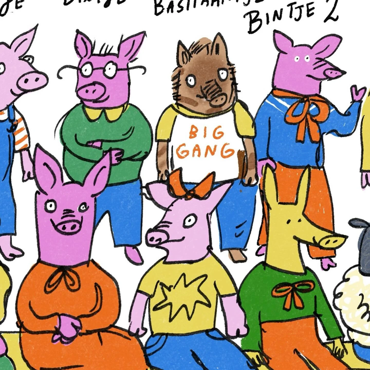 Februari-recap! Tekeningen, enkele sociale momenten, kale bomen en Loes de huispoes #illustratorlife