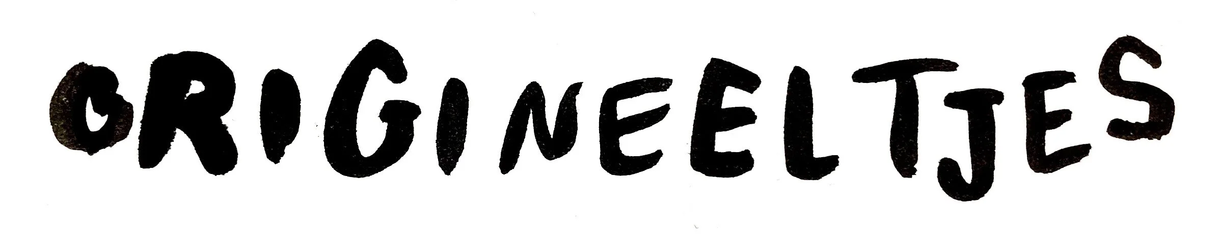 Handwritten style text that reads 'ORIGINALS' in black ink on a white background.