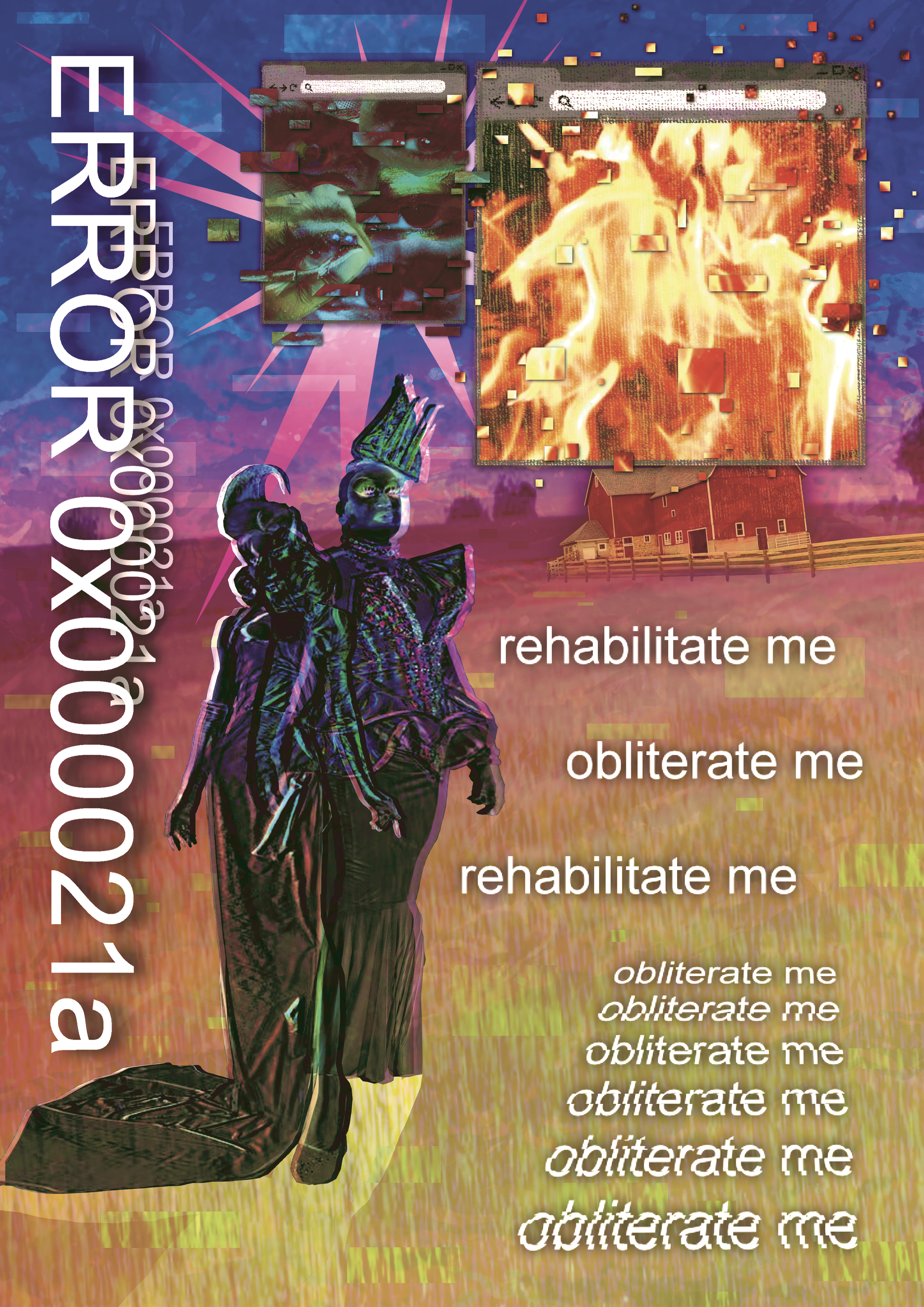 Rehabilitate Me/Obliterate me
digital collage