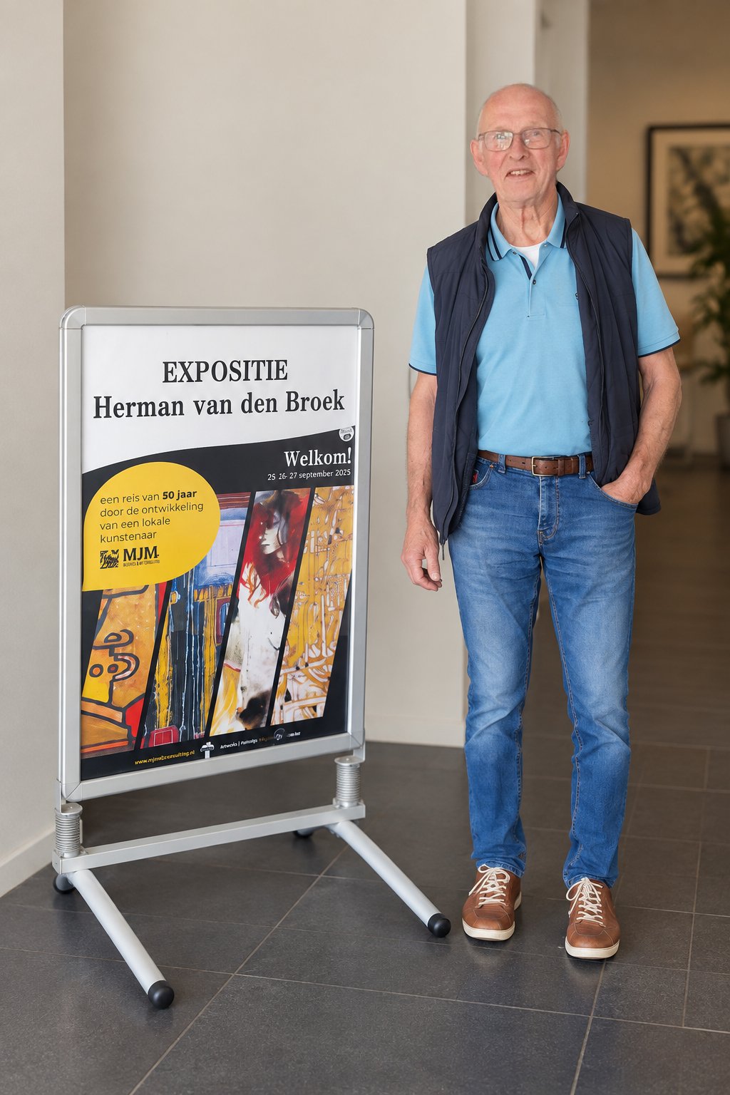 Overzichtstentoonstelling 50 jaar kunstenaarschap 