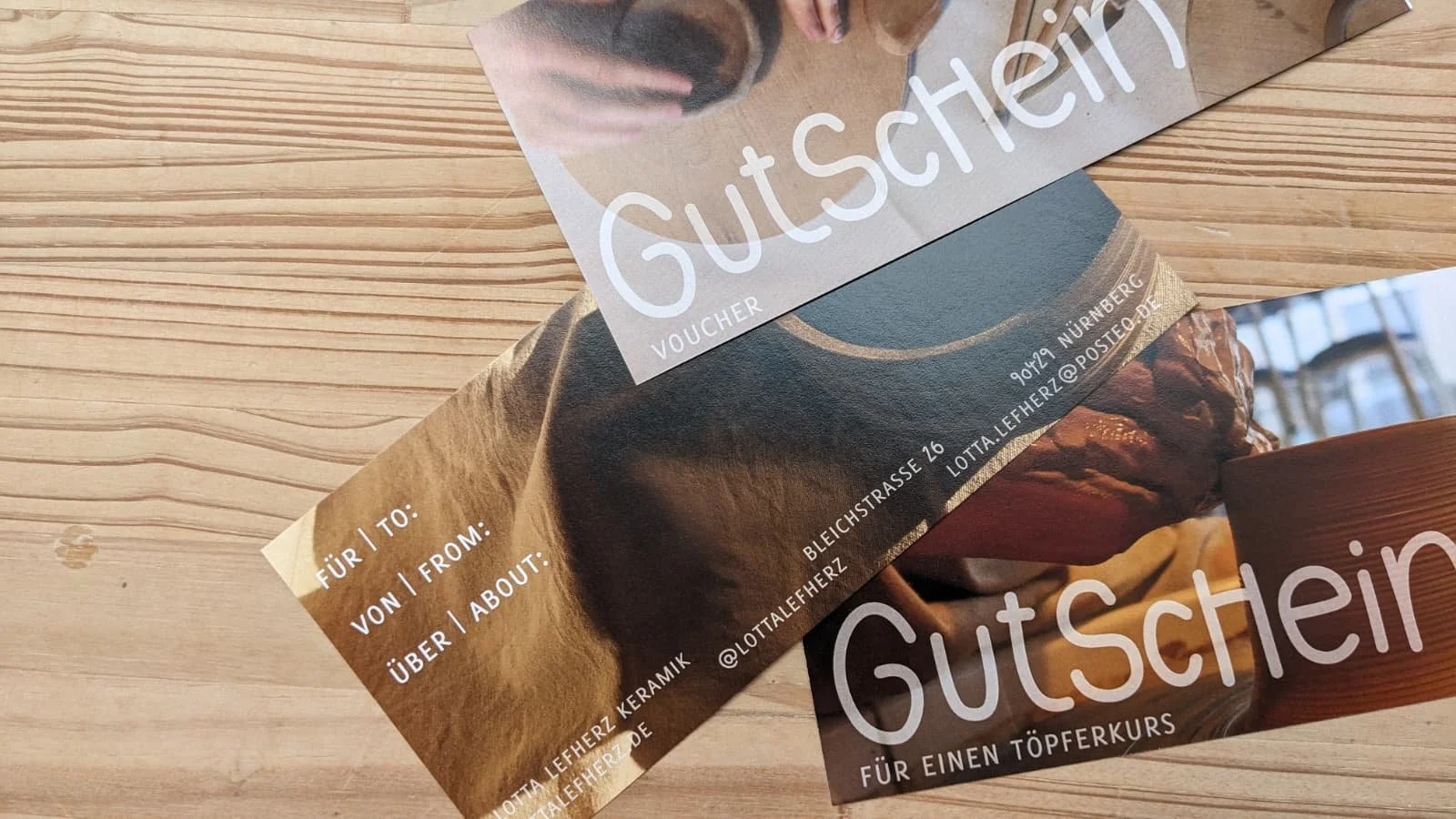 Geschenkgutschein für Keramik