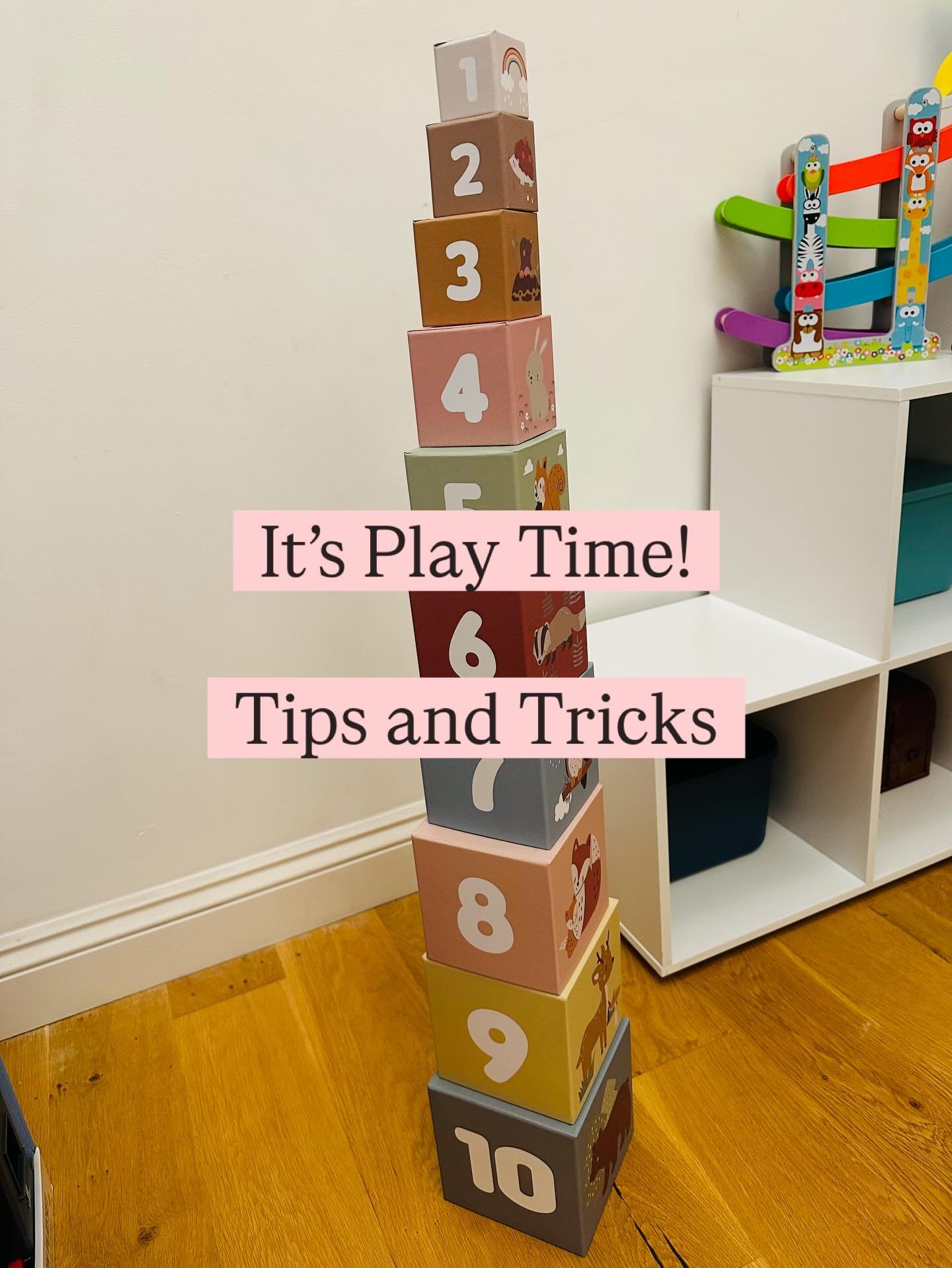 You can never go wrong with blocks - stacking, Mega, Duplo, Wooden, Lego&hellip; any kind can work!

They are colourful, motivating, easy to manipulate and offer a range of vocabulary that can be modelled to children via play.

Reach out to Chatty Sp