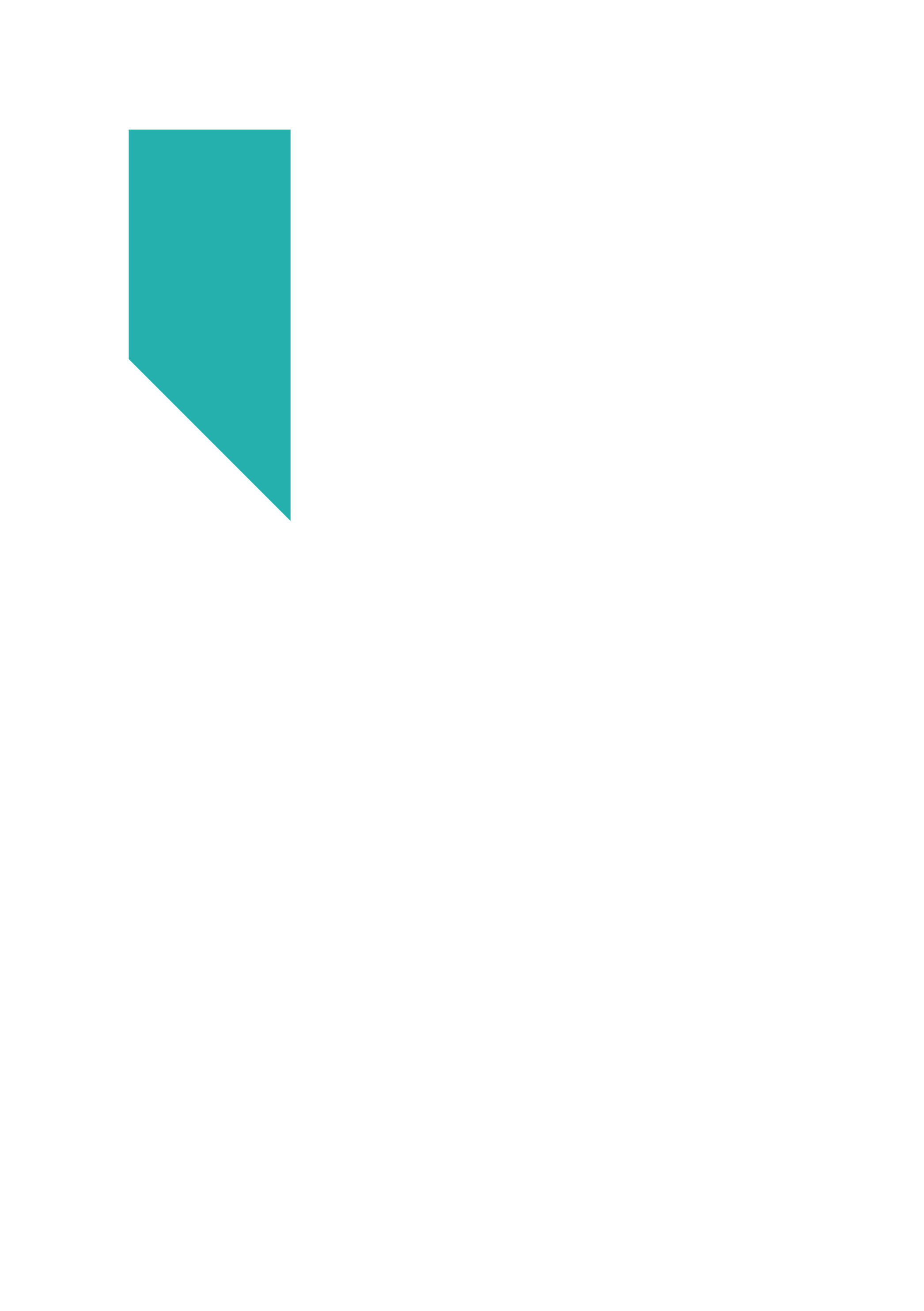 Logo with a stylized letter P in black, with a white and teal geometric design.