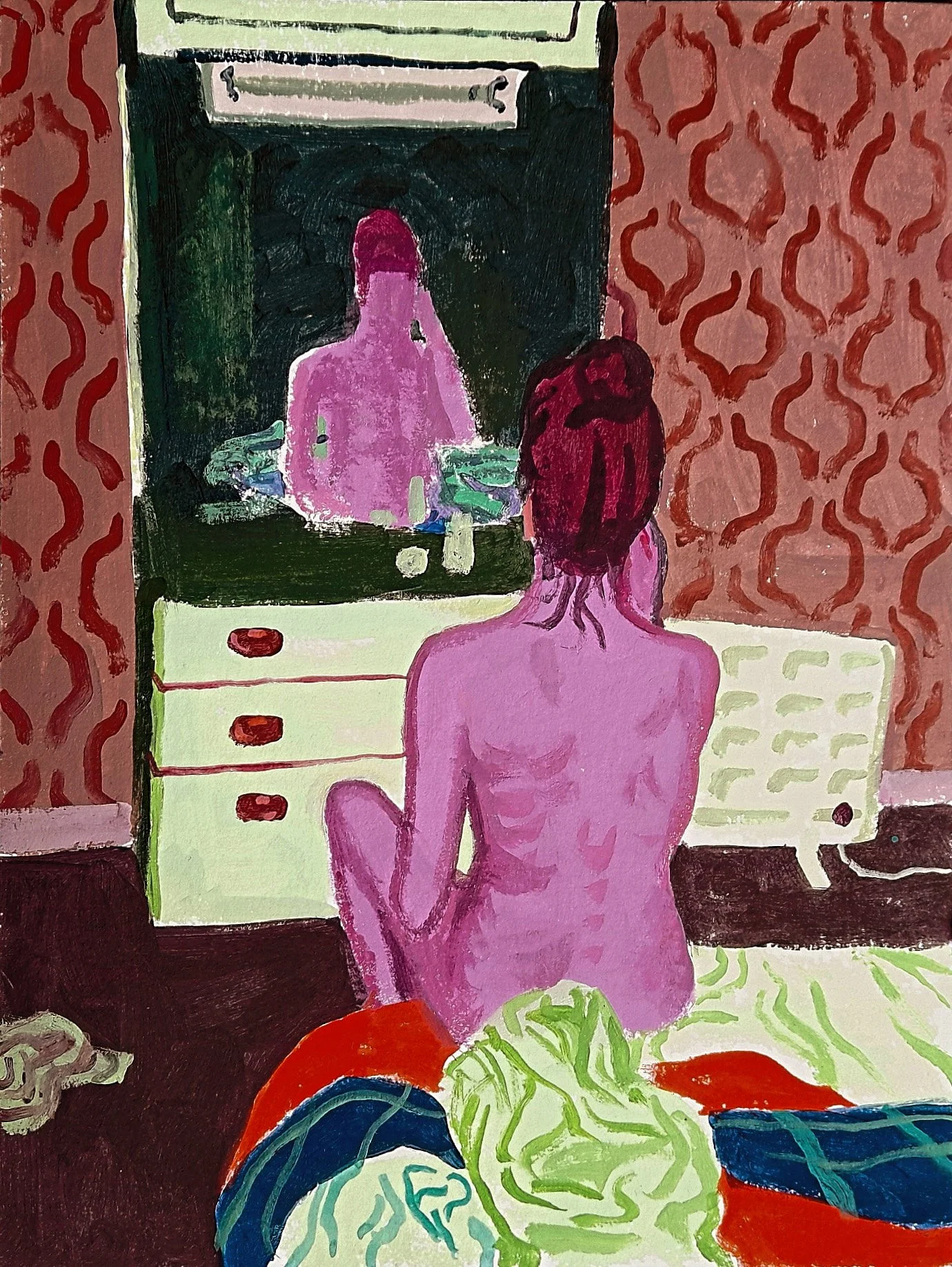 CS 60
Akryl på papir, 40 x 30 cm, 2023