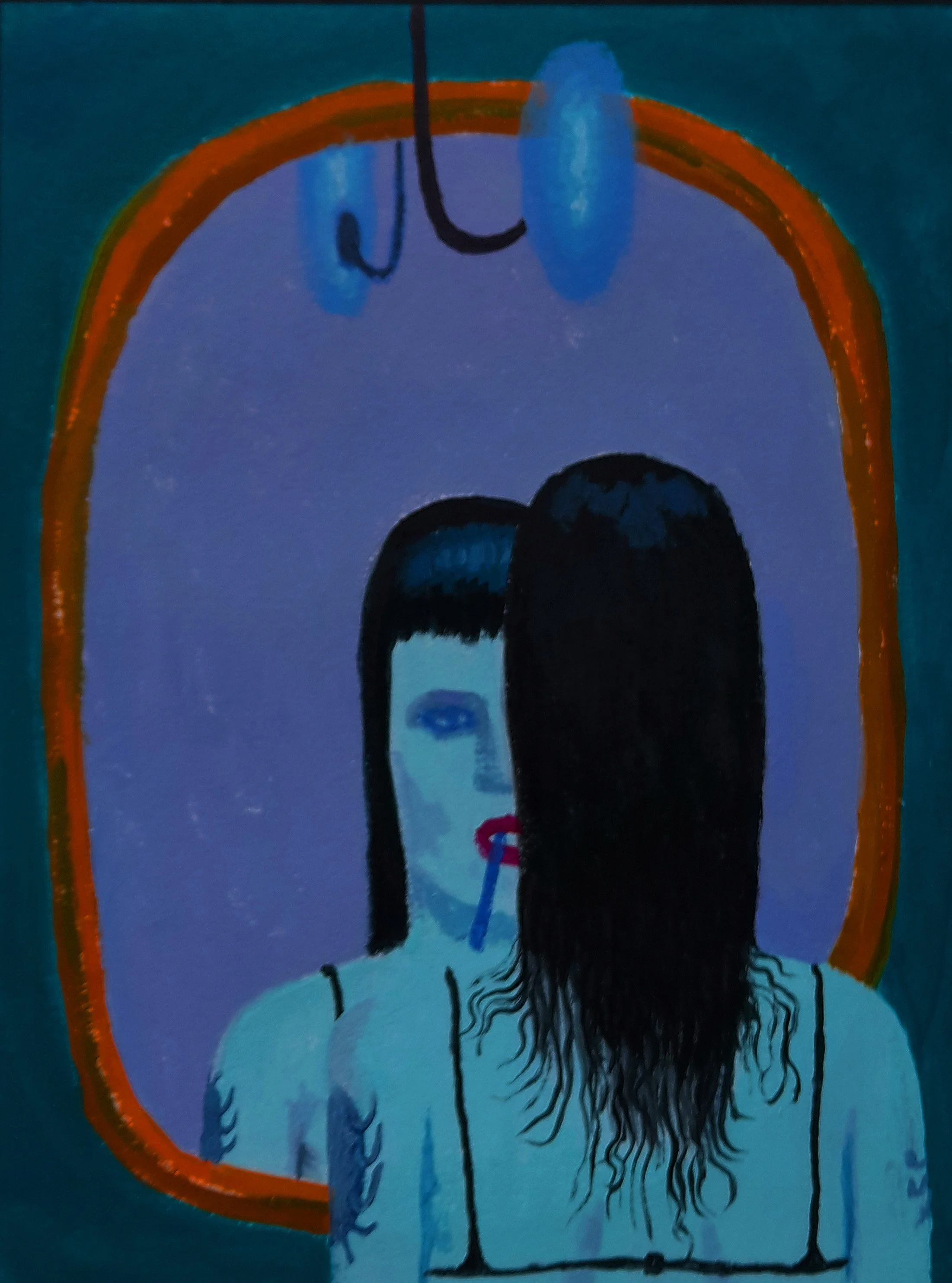 CS 213
Akryl på papir, 40 x 30 cm, 2025