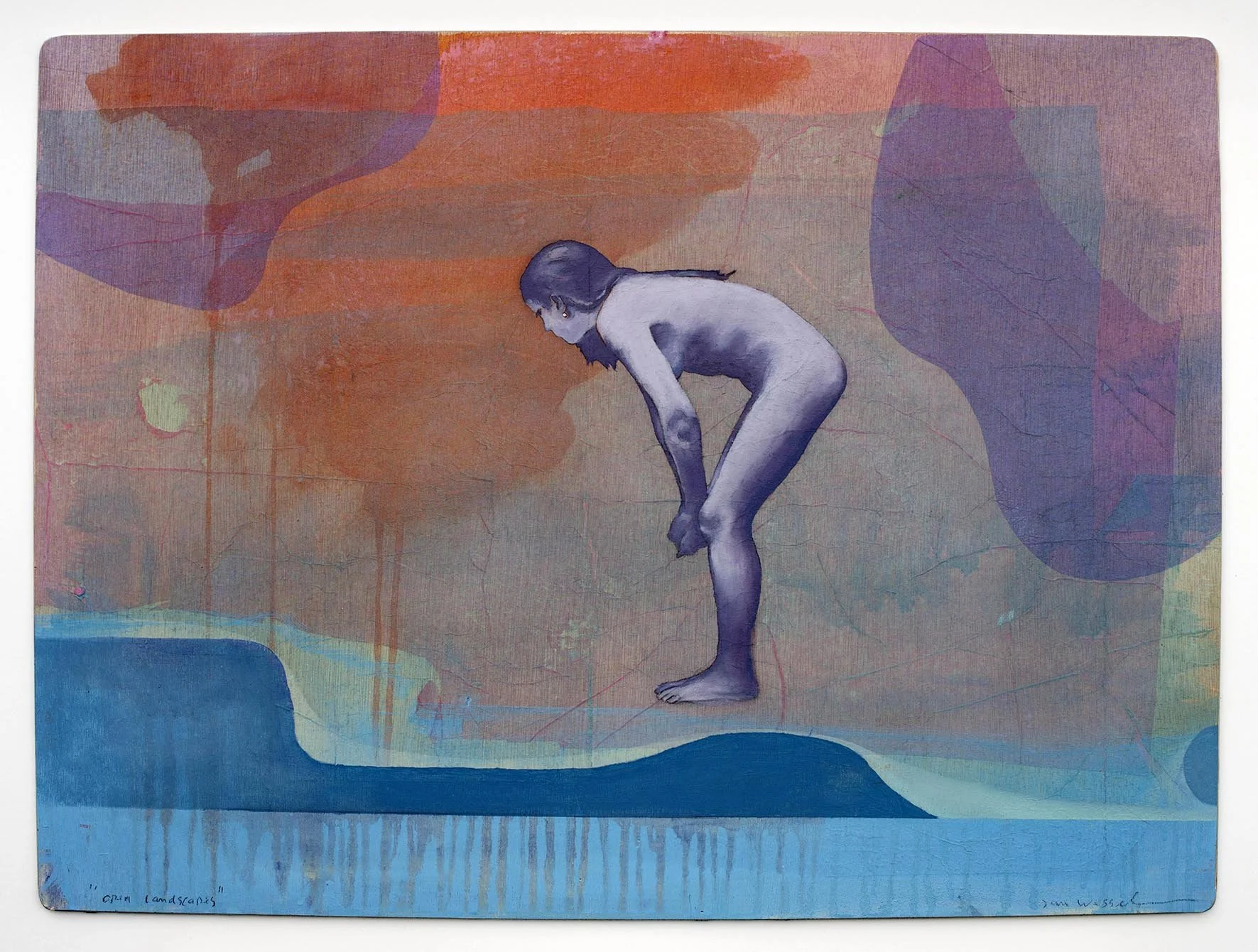 Open landscapes
Olie og tempera på træ, 54 x 70 cm