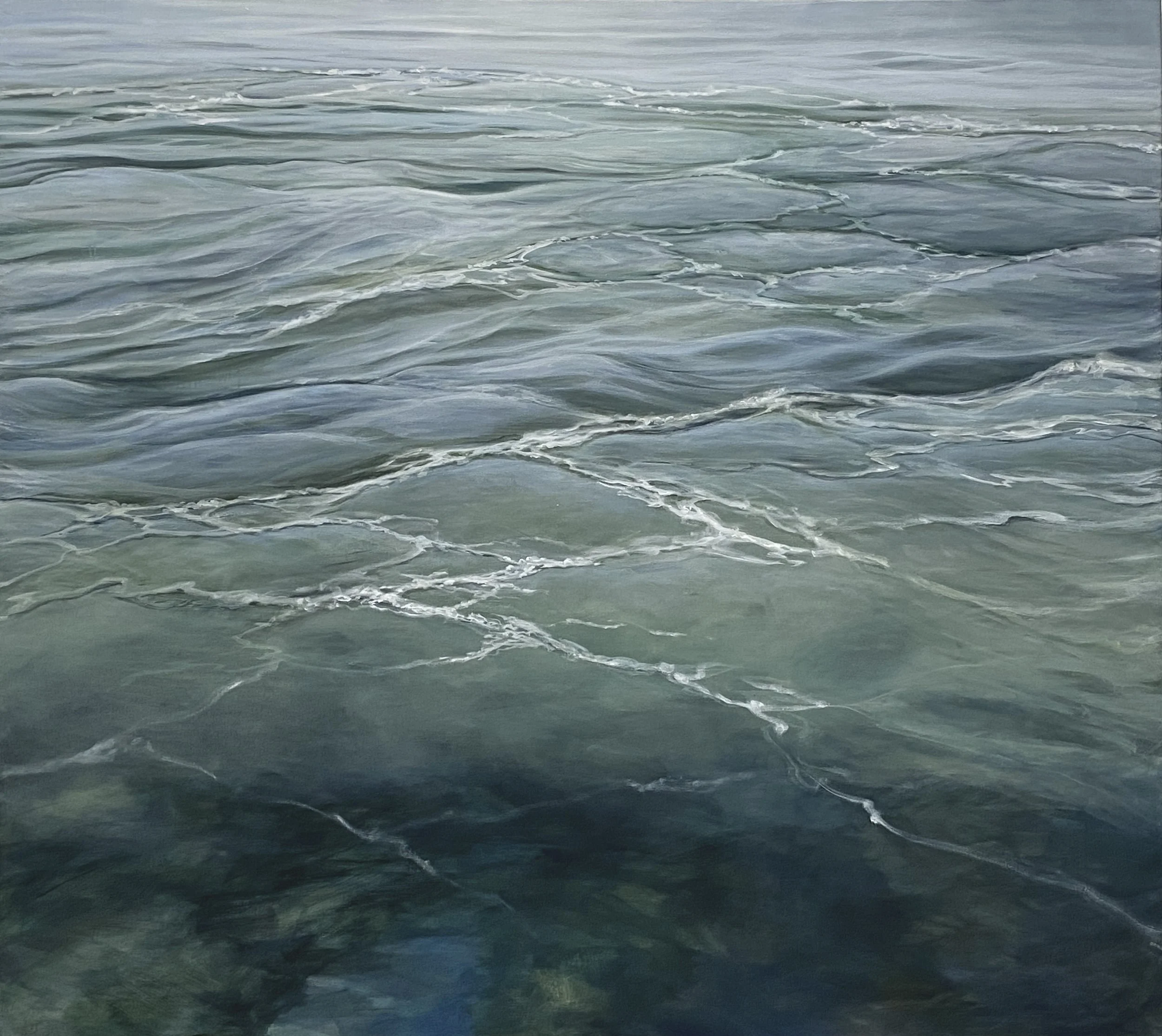 Malstrøm
Olie på lærred, 180 x 200 cm, 2023